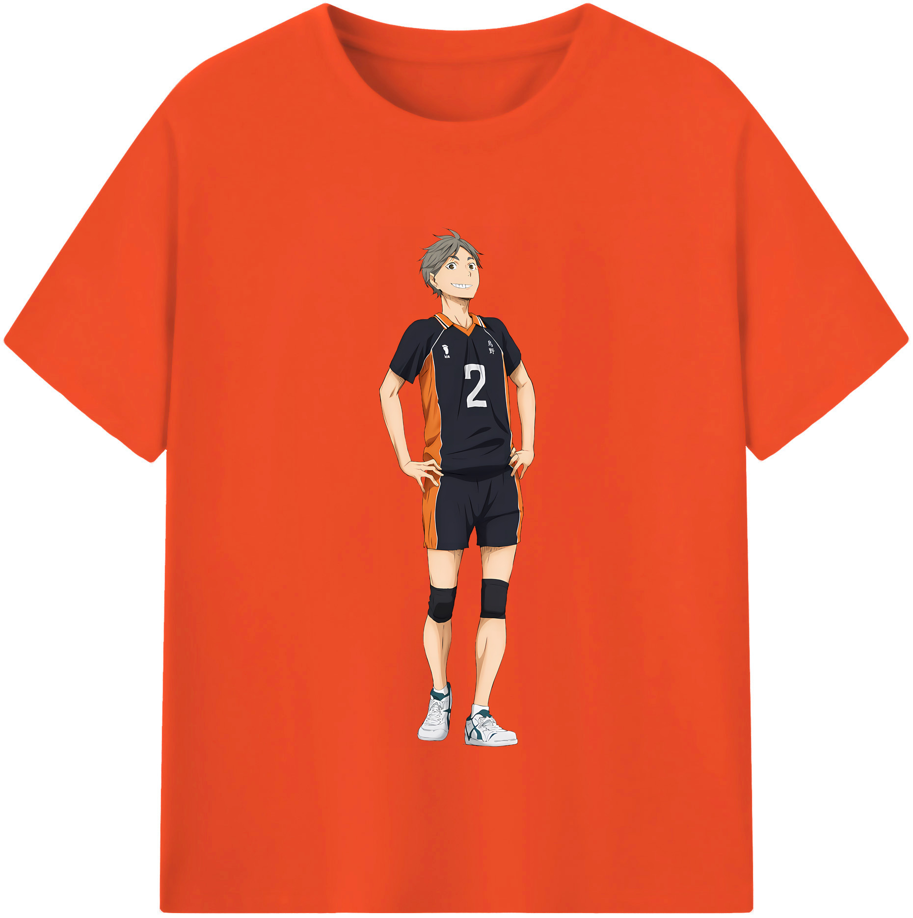 （画像用） ハイキュー!! Haikyu!! 綿100％半袖Tシャツ（フロントプリント）