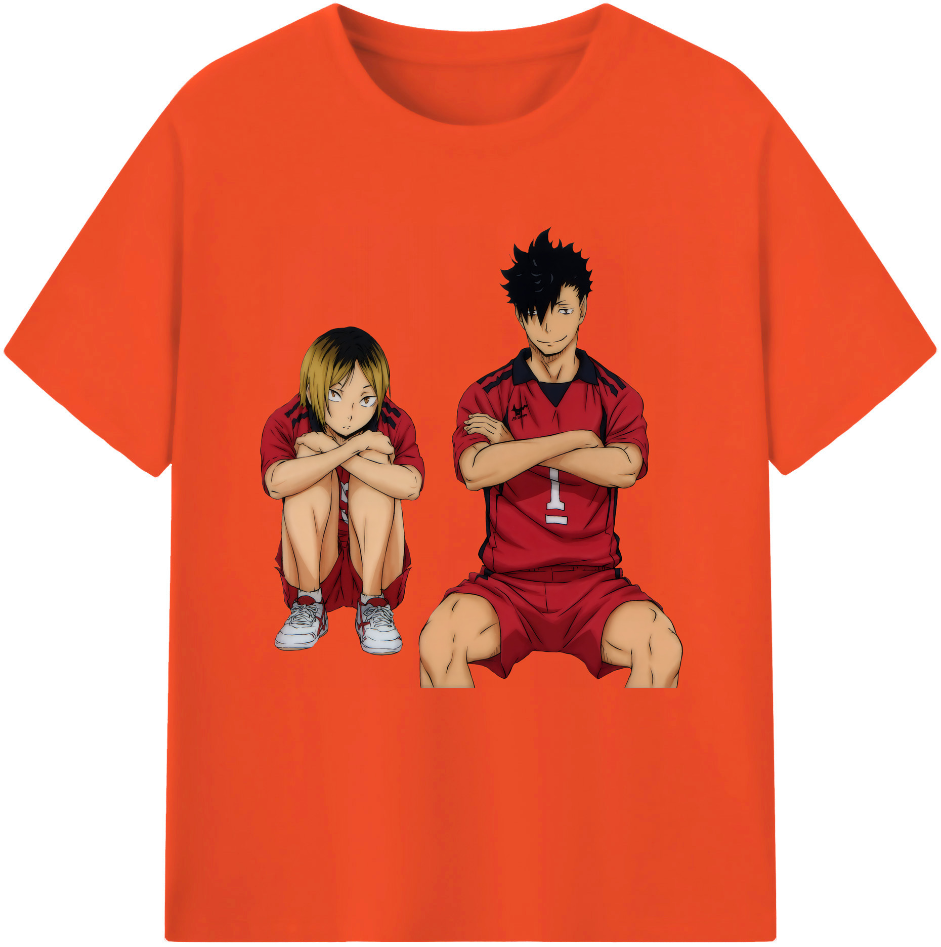 （画像用） ハイキュー!! Haikyu!! 綿100％半袖Tシャツ（フロントプリント）
