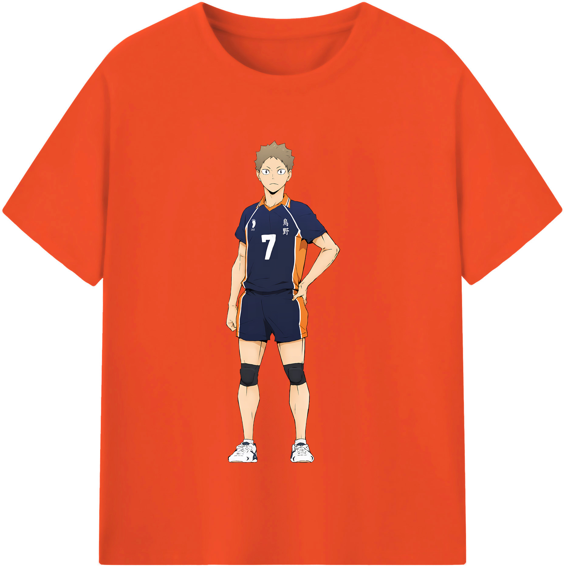 （画像用） ハイキュー!! Haikyu!! 綿100％半袖Tシャツ（フロントプリント）