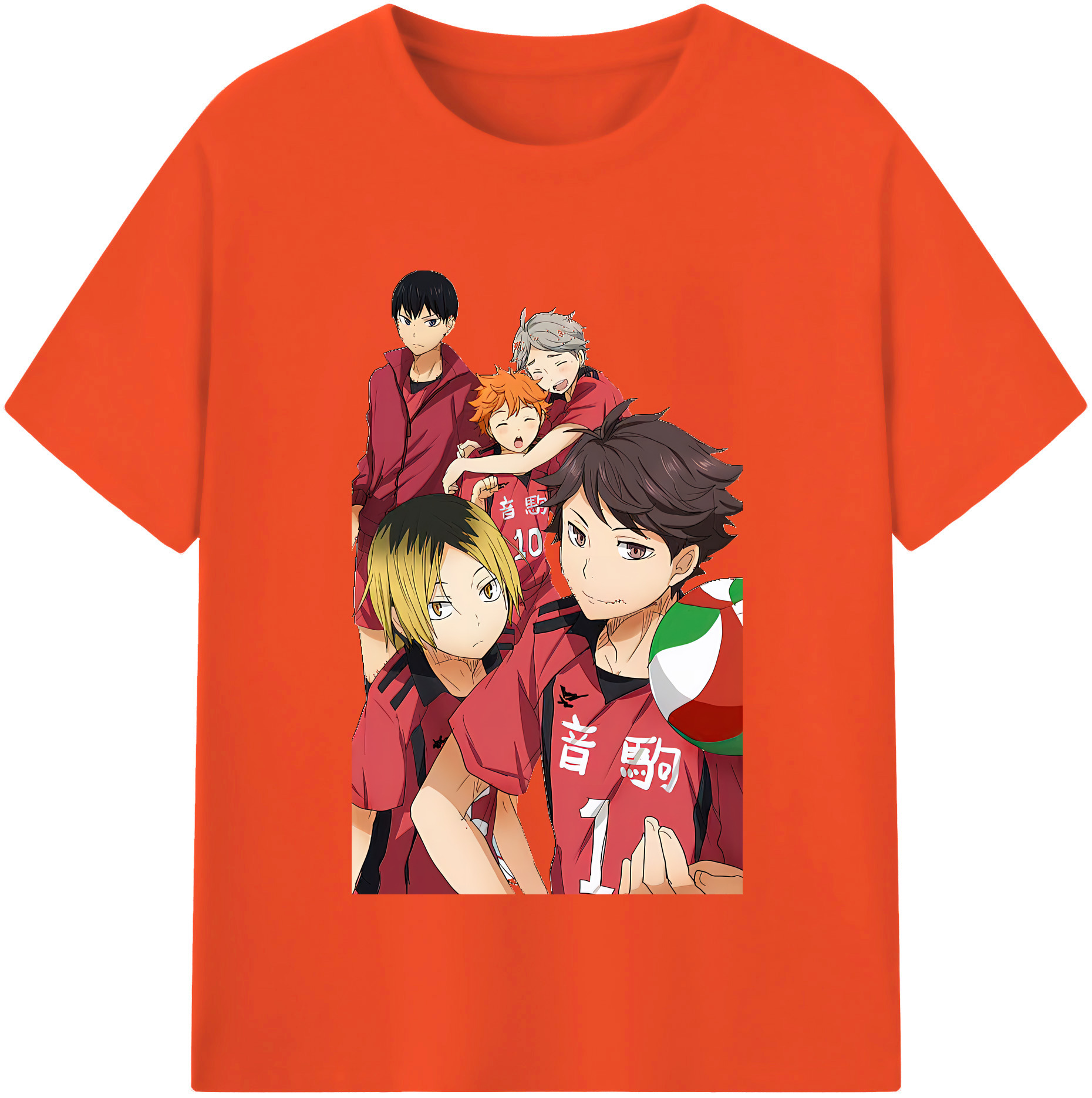 （画像用） ハイキュー!! Haikyu!! 綿100％半袖Tシャツ（フロントプリント）
