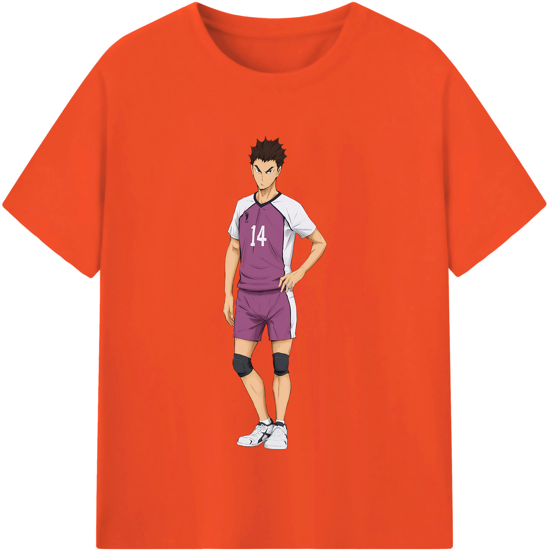 （画像用） ハイキュー!! Haikyu!! 綿100％半袖Tシャツ（フロントプリント）
