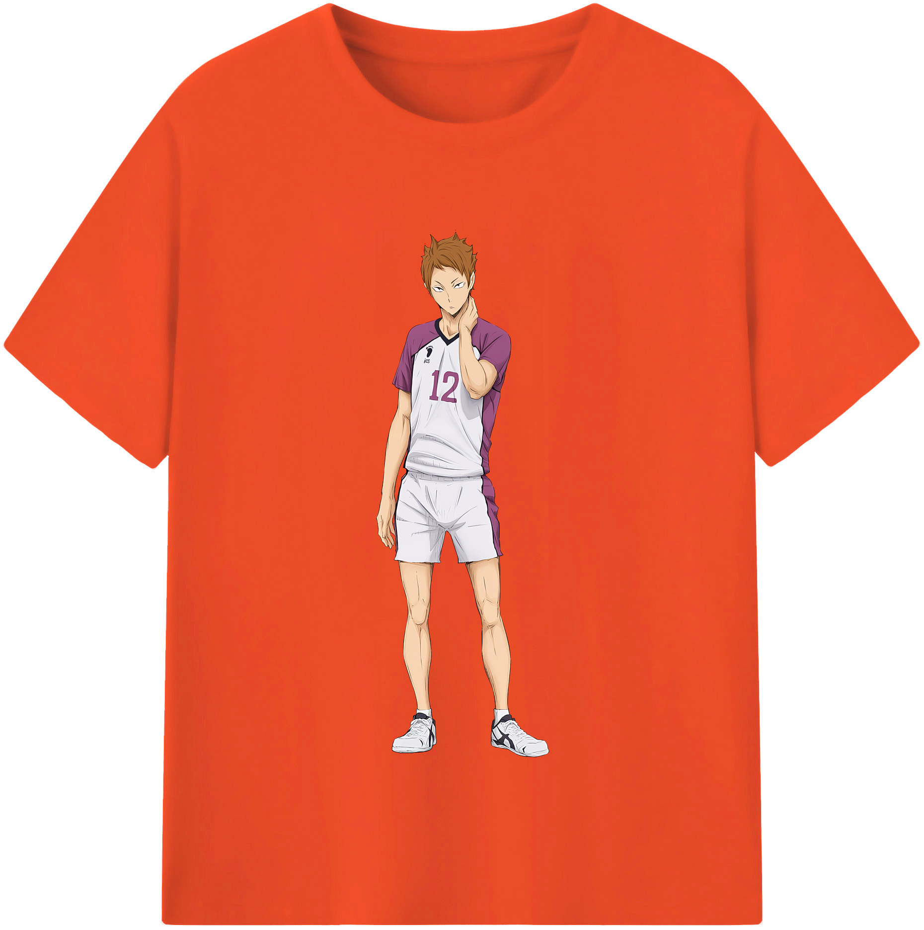 （画像用） ハイキュー!! Haikyu!! 綿100％半袖Tシャツ（フロントプリント）