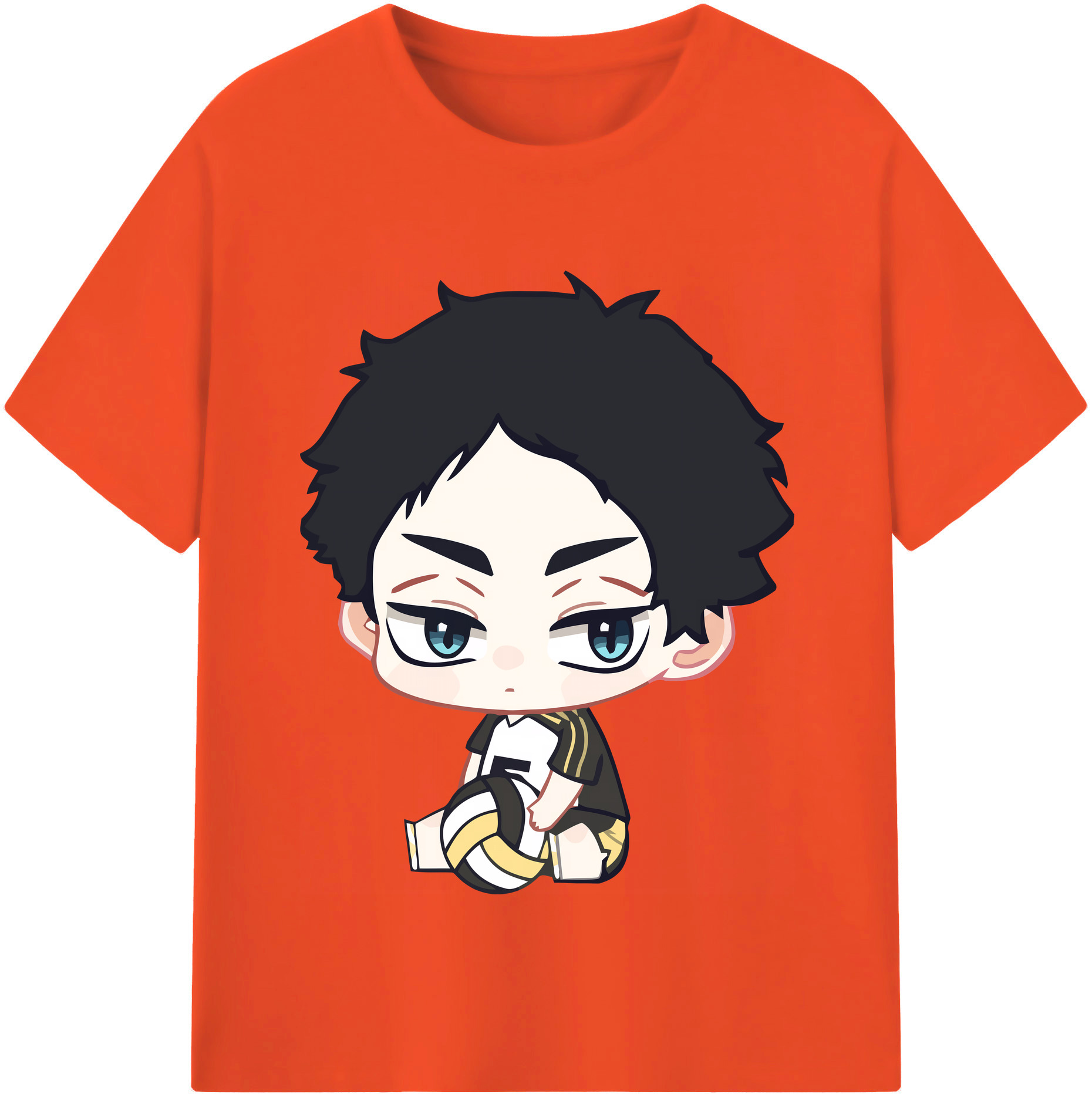 （画像用） ハイキュー!! Haikyu!! 綿100％半袖Tシャツ（フロントプリント）