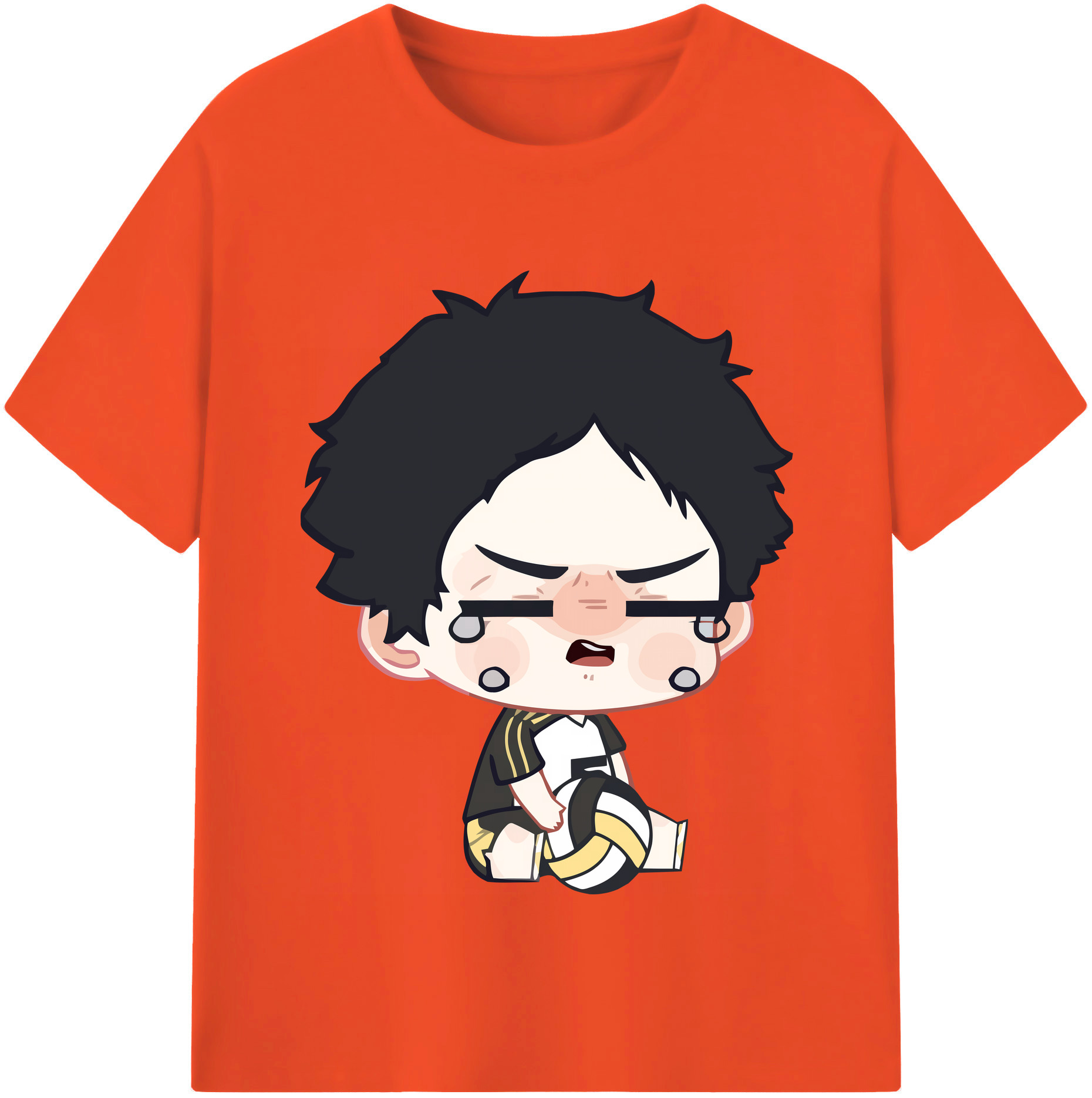 （画像用） ハイキュー!! Haikyu!! 綿100％半袖Tシャツ（フロントプリント）
