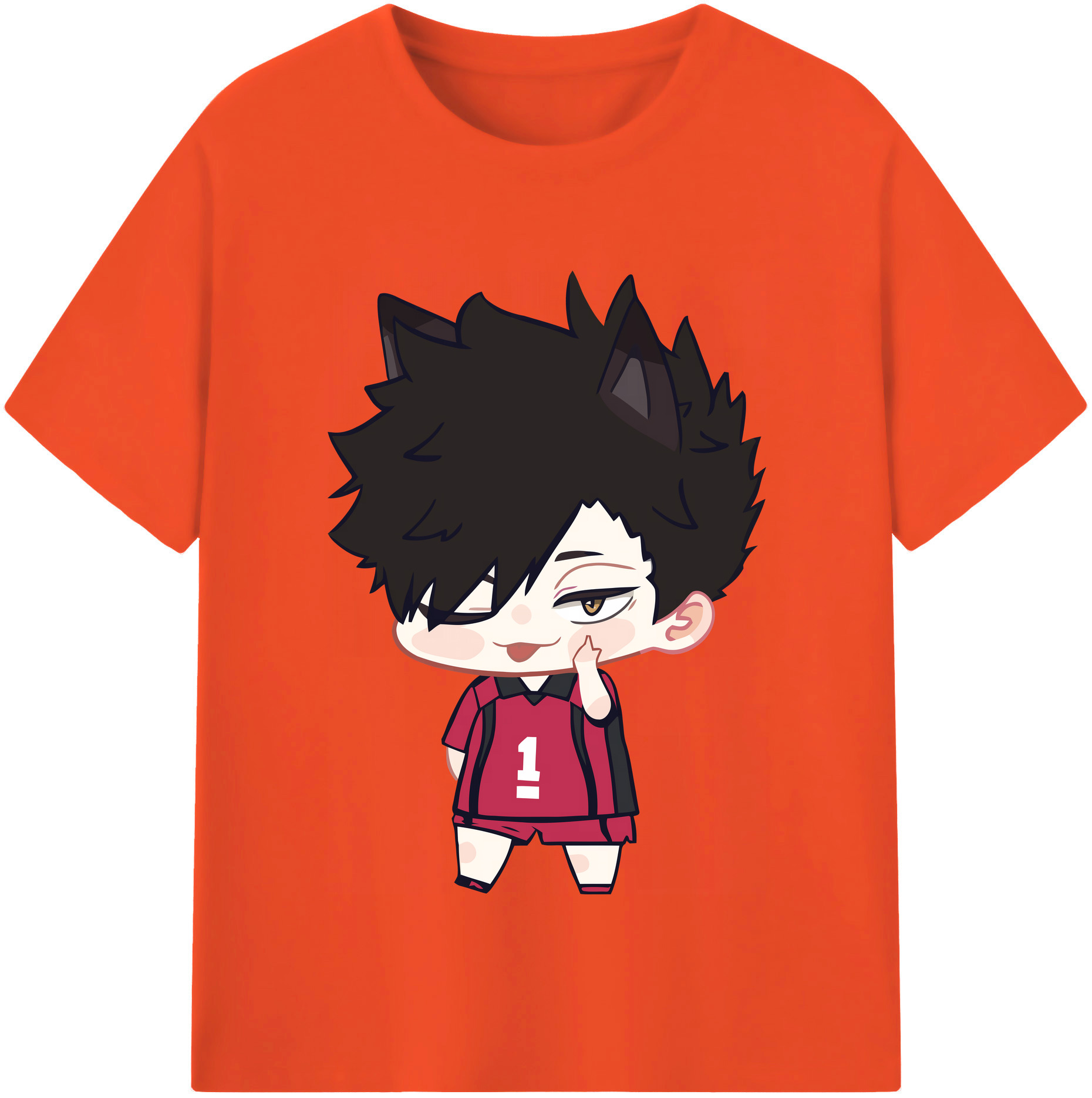 （画像用） ハイキュー!! Haikyu!! 綿100％半袖Tシャツ（フロントプリント）