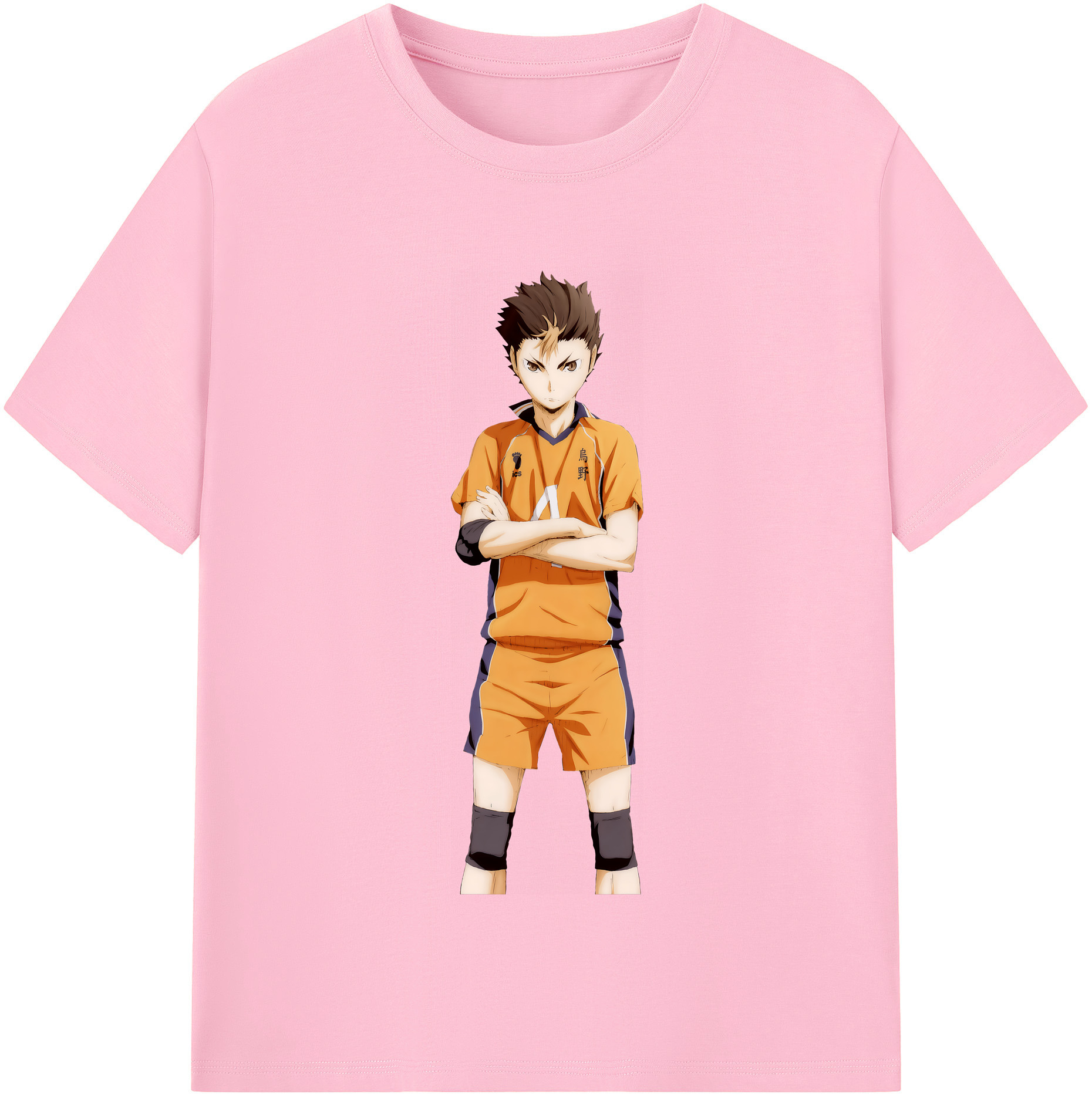（画像用） ハイキュー!! Haikyu!! 綿100％半袖Tシャツ（フロントプリント）