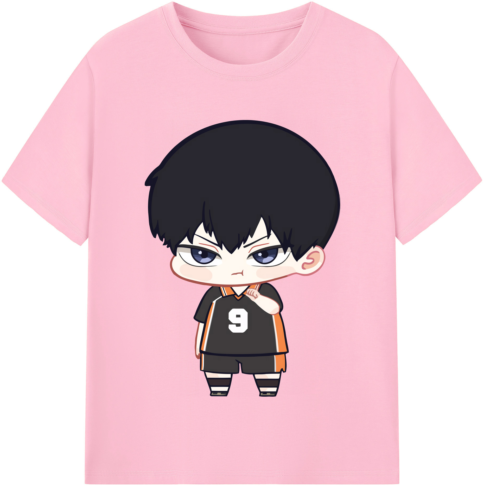 （画像用） ハイキュー!! Haikyu!! 綿100％半袖Tシャツ（フロントプリント）