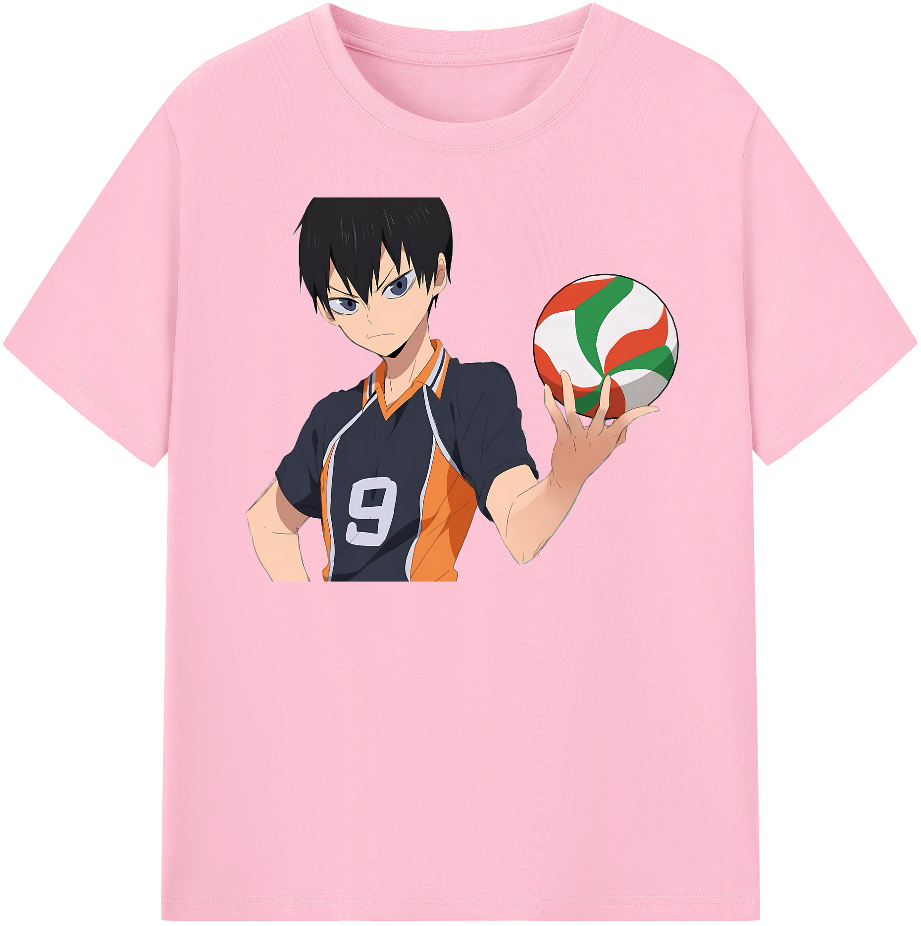 （画像用） ハイキュー!! Haikyu!! 綿100％半袖Tシャツ（フロントプリント）