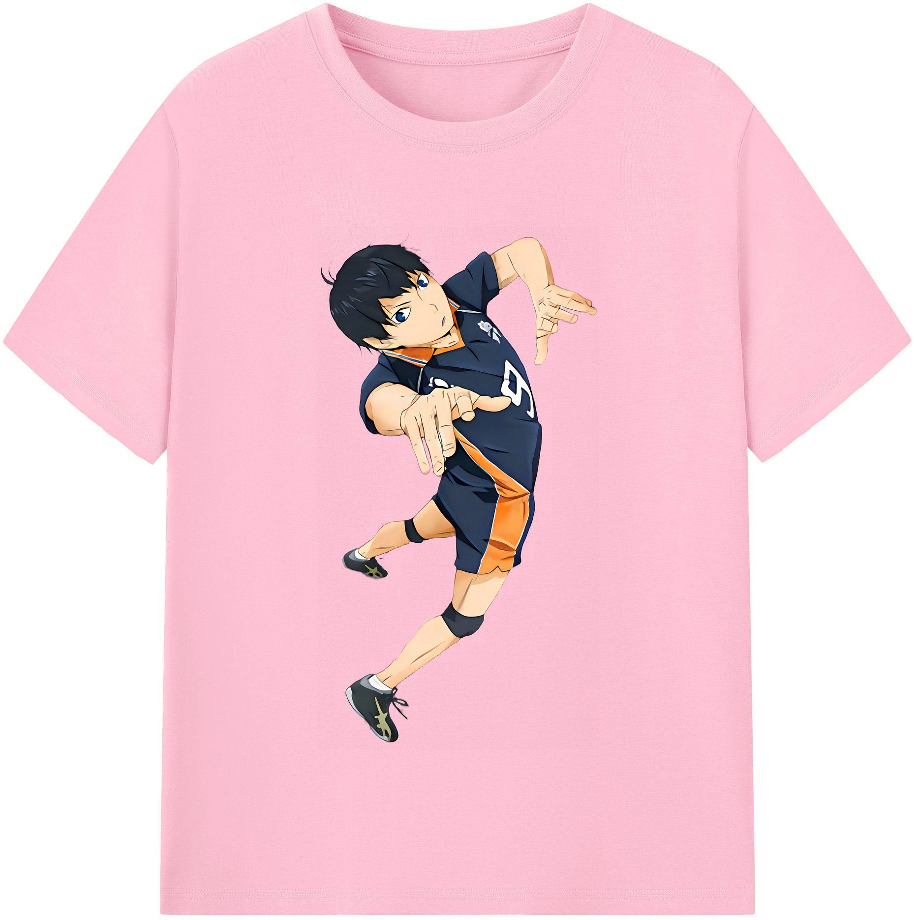（画像用） ハイキュー!! Haikyu!! 綿100％半袖Tシャツ（フロントプリント）