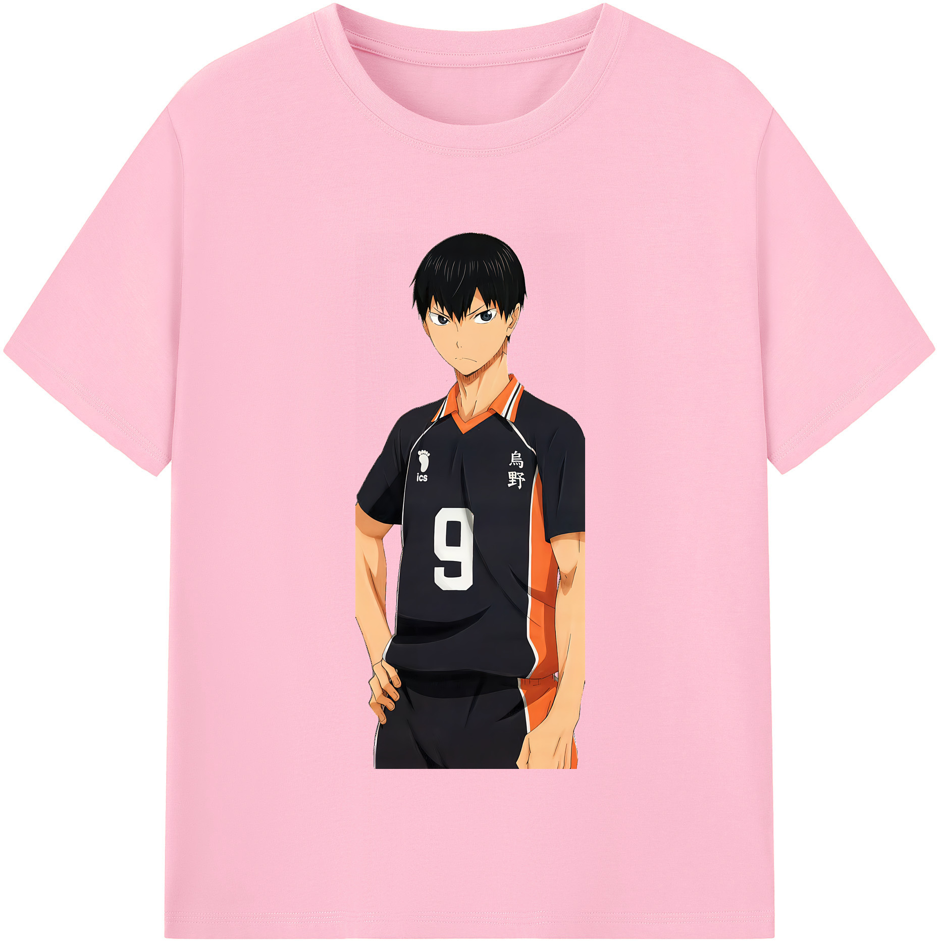 （画像用） ハイキュー!! Haikyu!! 綿100％半袖Tシャツ（フロントプリント）