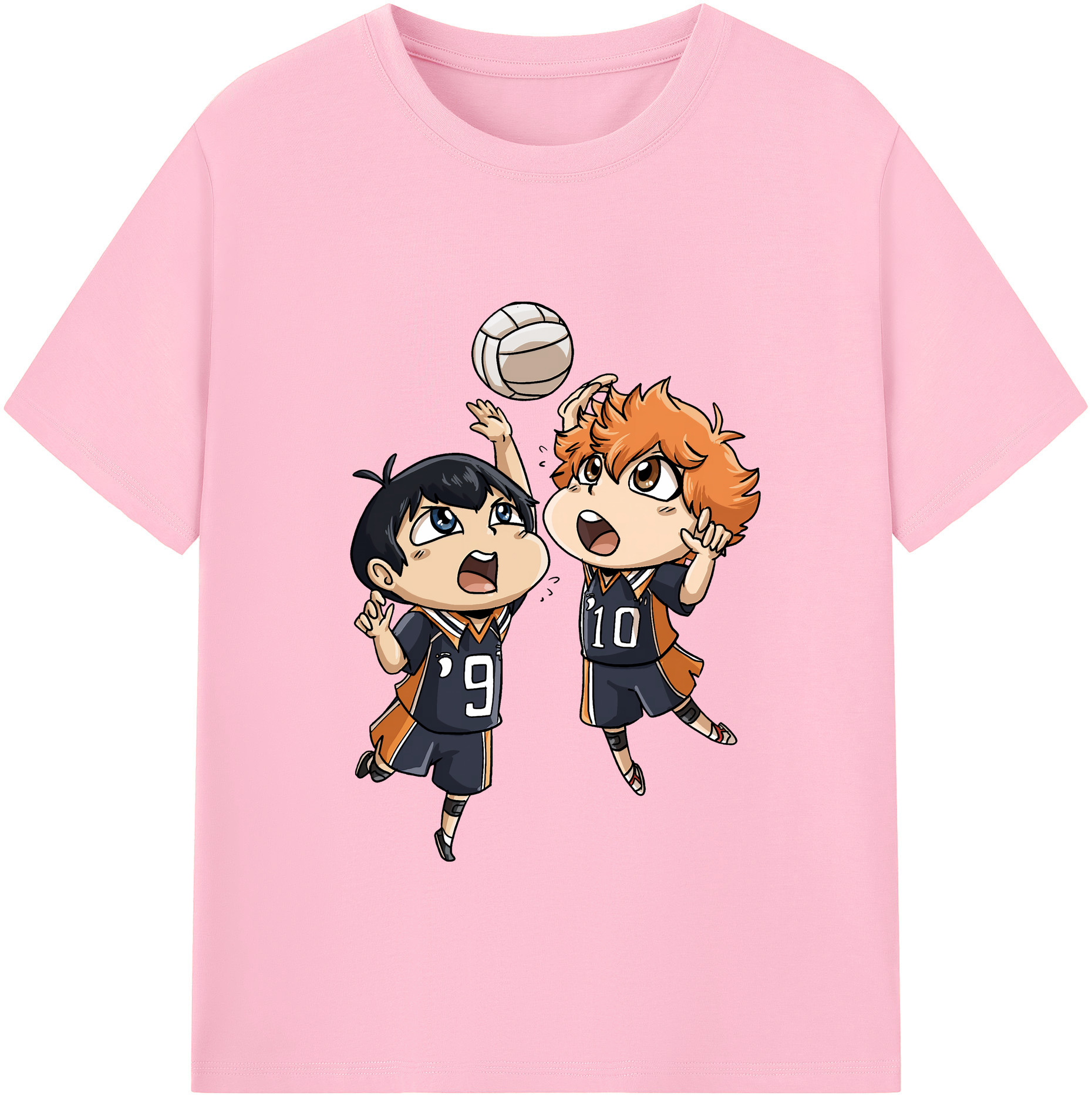 （画像用） ハイキュー!! Haikyu!! 綿100％半袖Tシャツ（フロントプリント）
