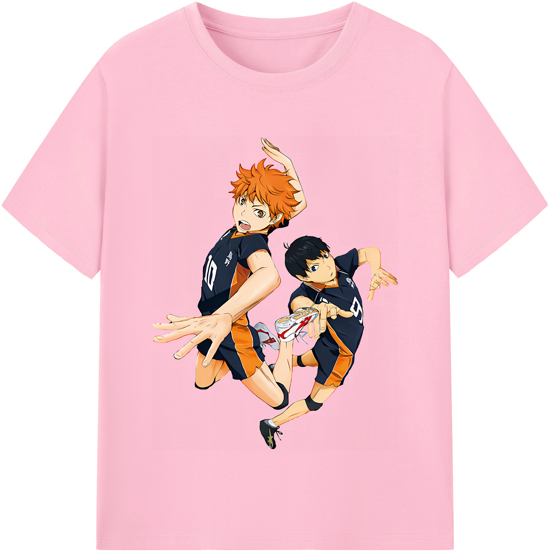 （画像用） ハイキュー!! Haikyu!! 綿100％半袖Tシャツ（フロントプリント）