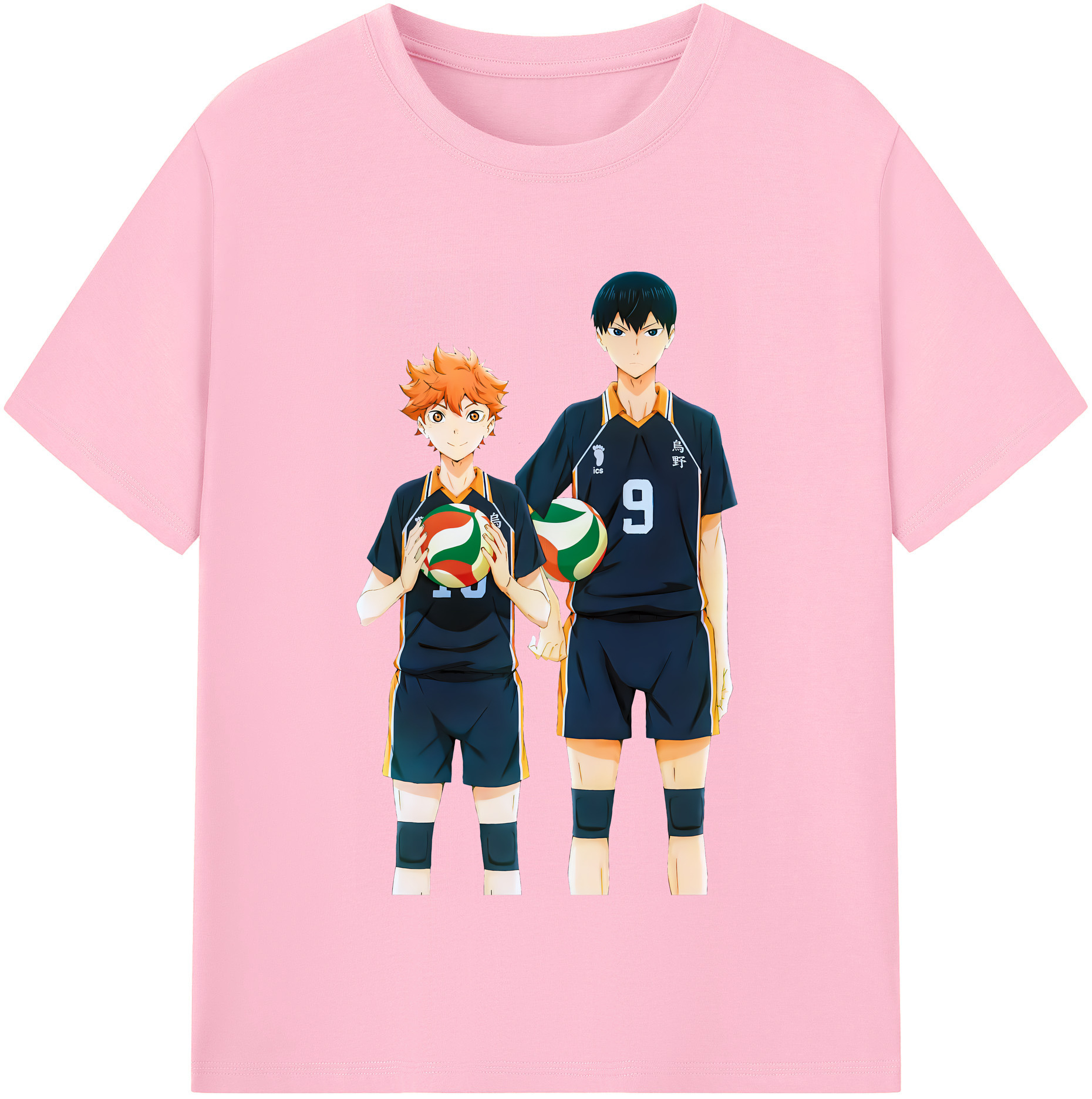 （画像用） ハイキュー!! Haikyu!! 綿100％半袖Tシャツ（フロントプリント）