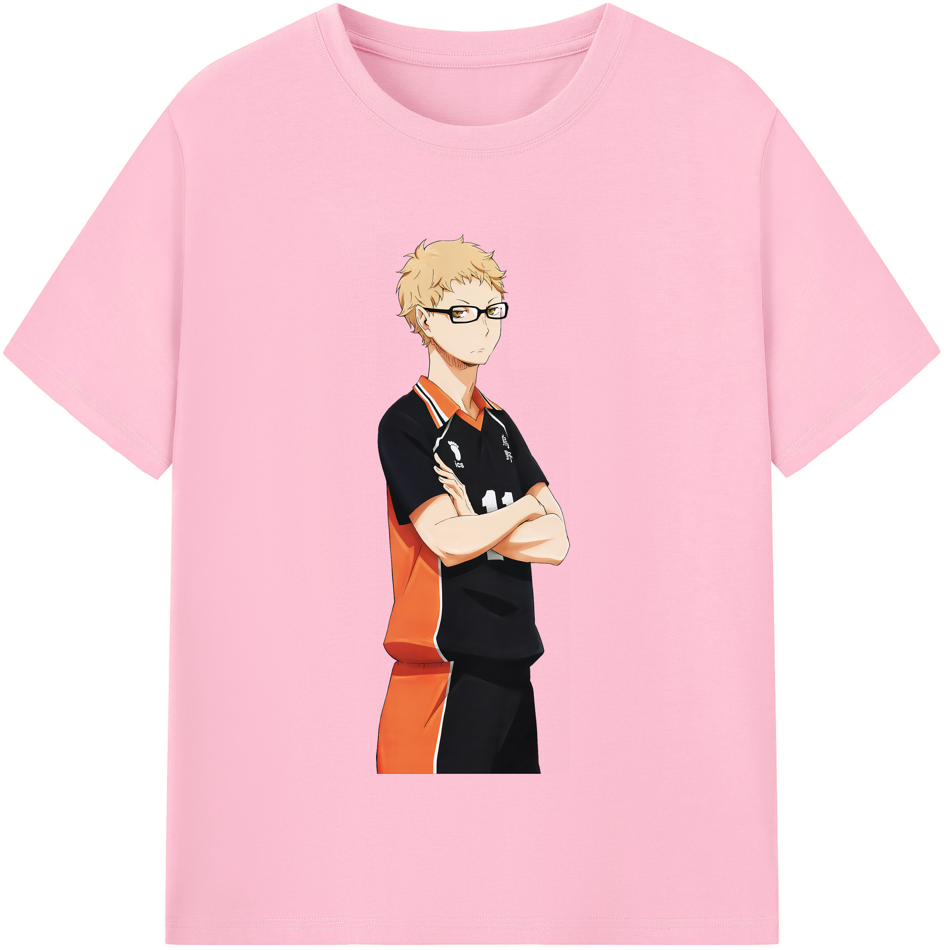（画像用） ハイキュー!! Haikyu!! 綿100％半袖Tシャツ（フロントプリント）