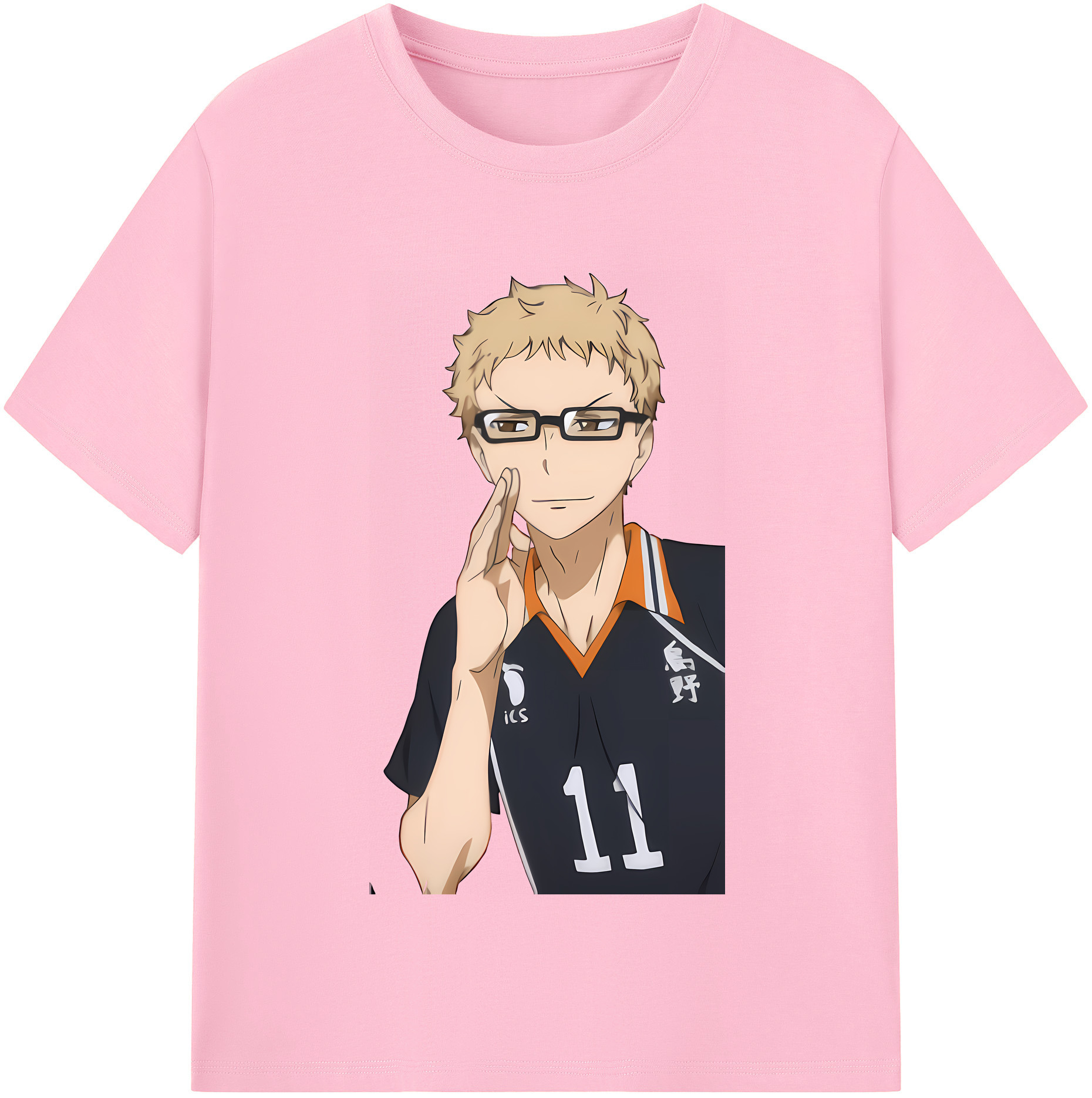（画像用） ハイキュー!! Haikyu!! 綿100％半袖Tシャツ（フロントプリント）