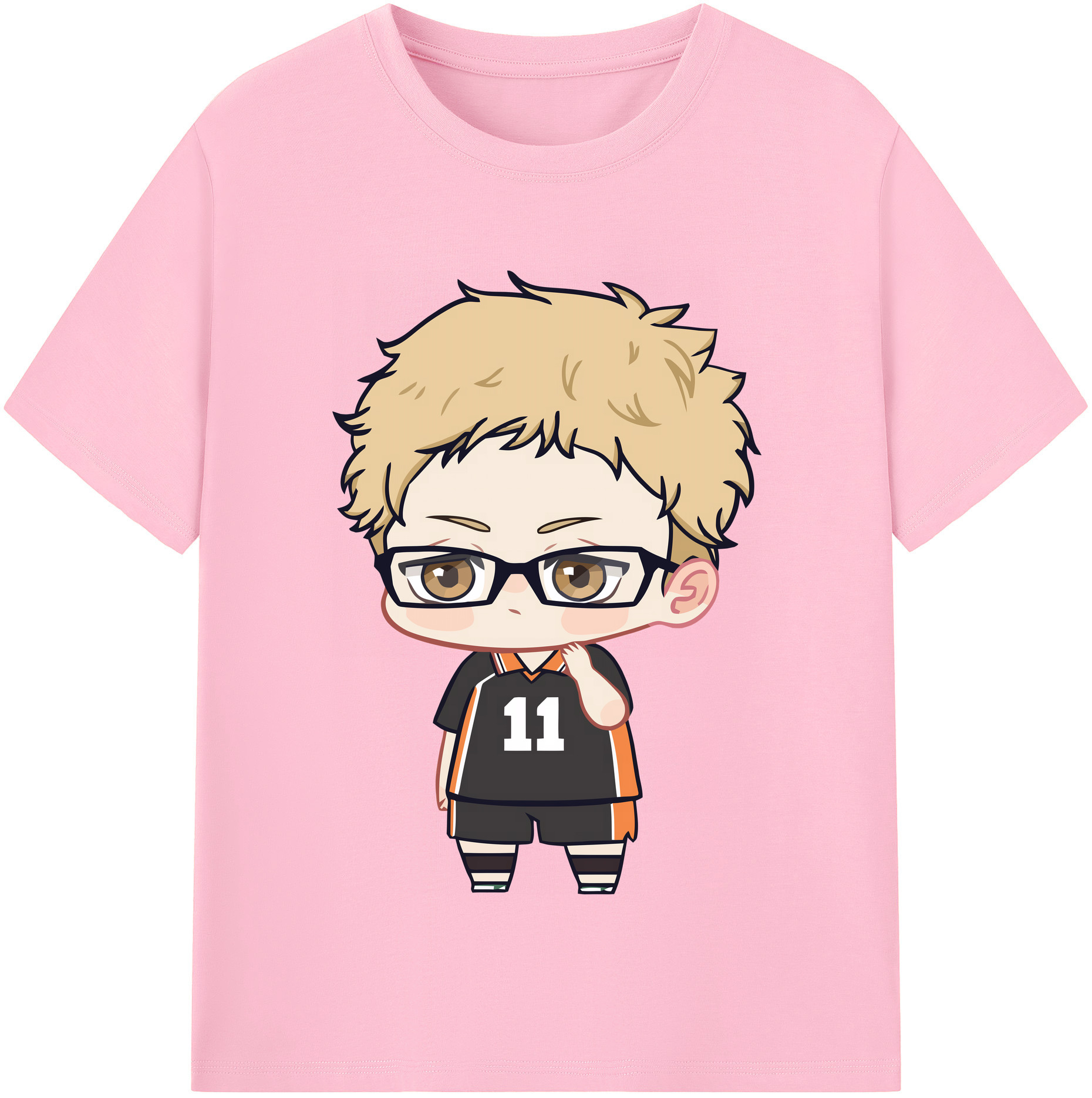 （画像用） ハイキュー!! Haikyu!! 綿100％半袖Tシャツ（フロントプリント）