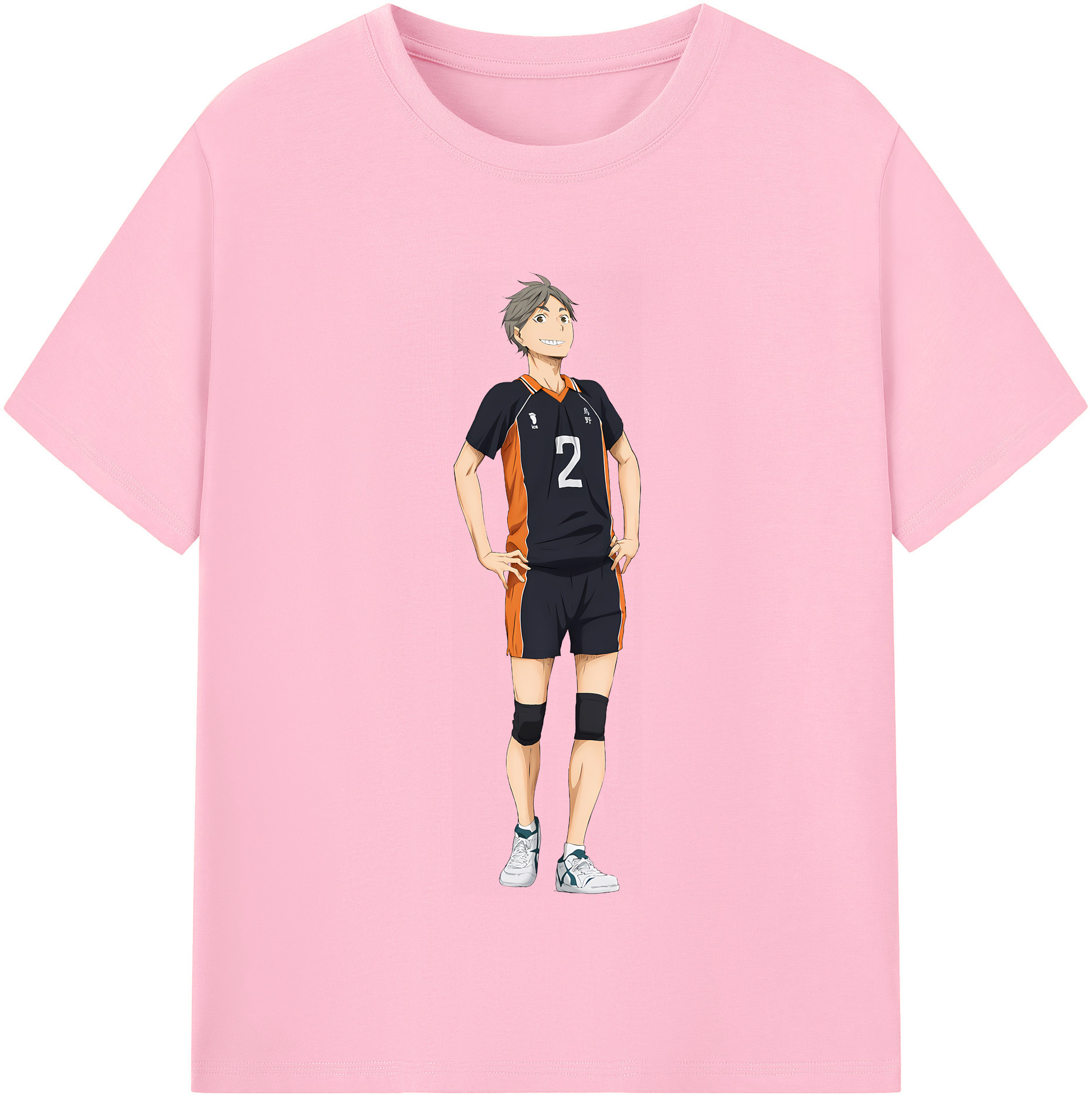 （画像用） ハイキュー!! Haikyu!! 綿100％半袖Tシャツ（フロントプリント）