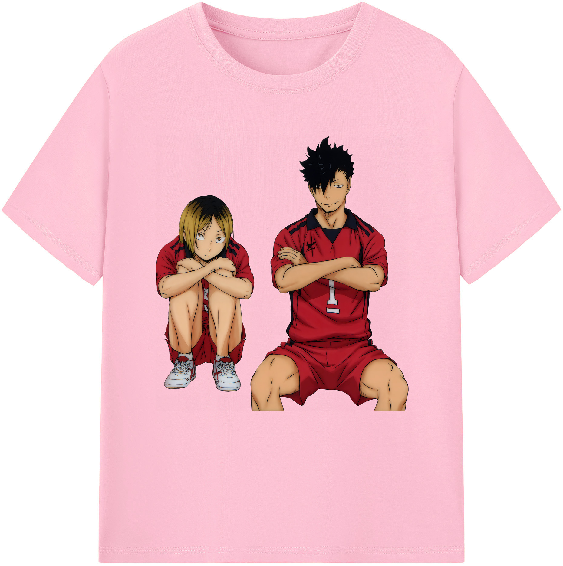 （画像用） ハイキュー!! Haikyu!! 綿100％半袖Tシャツ（フロントプリント）