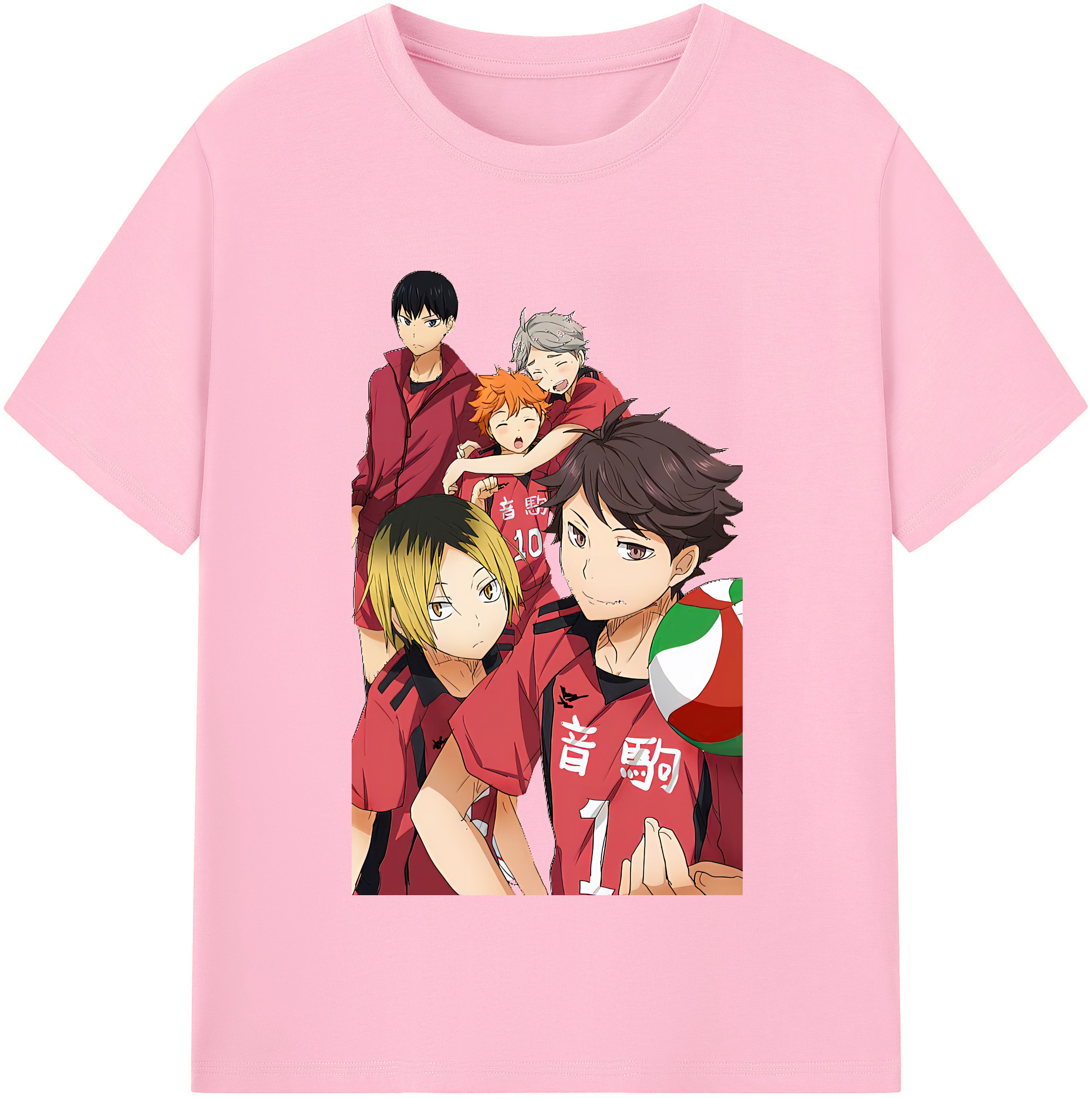 （画像用） ハイキュー!! Haikyu!! 綿100％半袖Tシャツ（フロントプリント）