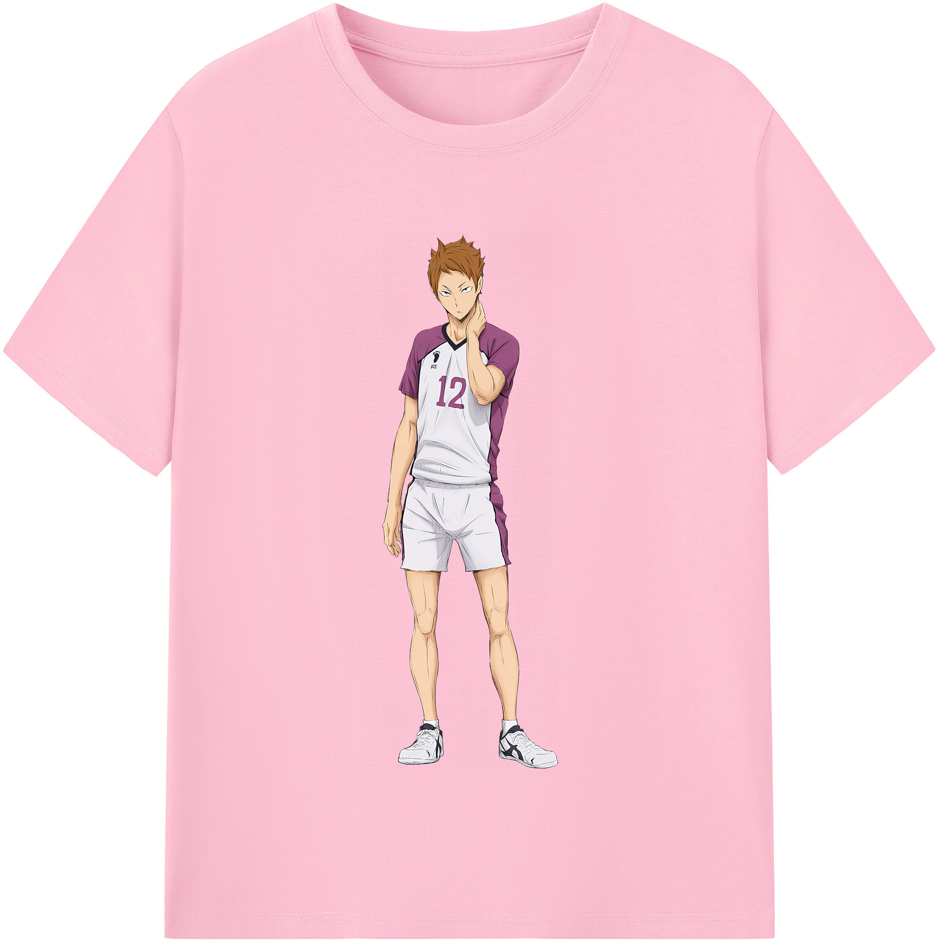 （画像用） ハイキュー!! Haikyu!! 綿100％半袖Tシャツ（フロントプリント）