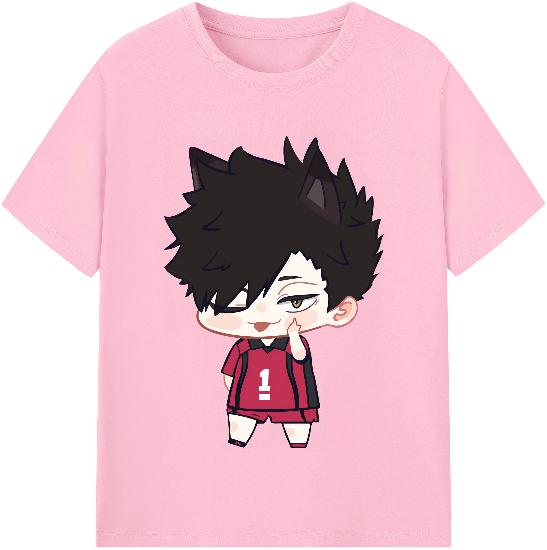 （画像用） ハイキュー!! Haikyu!! 綿100％半袖Tシャツ（フロントプリント）
