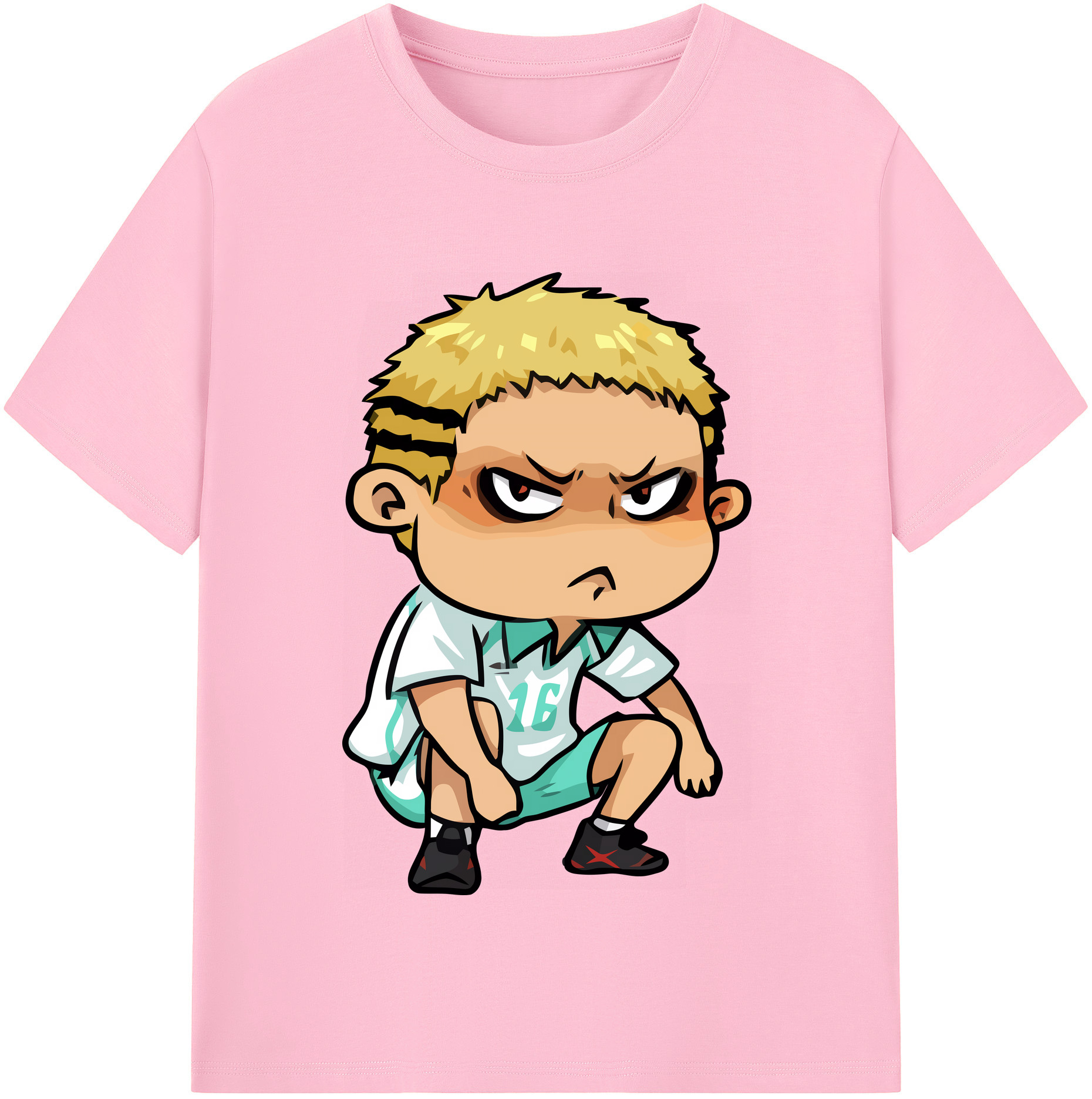 （画像用） ハイキュー!! Haikyu!! 綿100％半袖Tシャツ（フロントプリント）