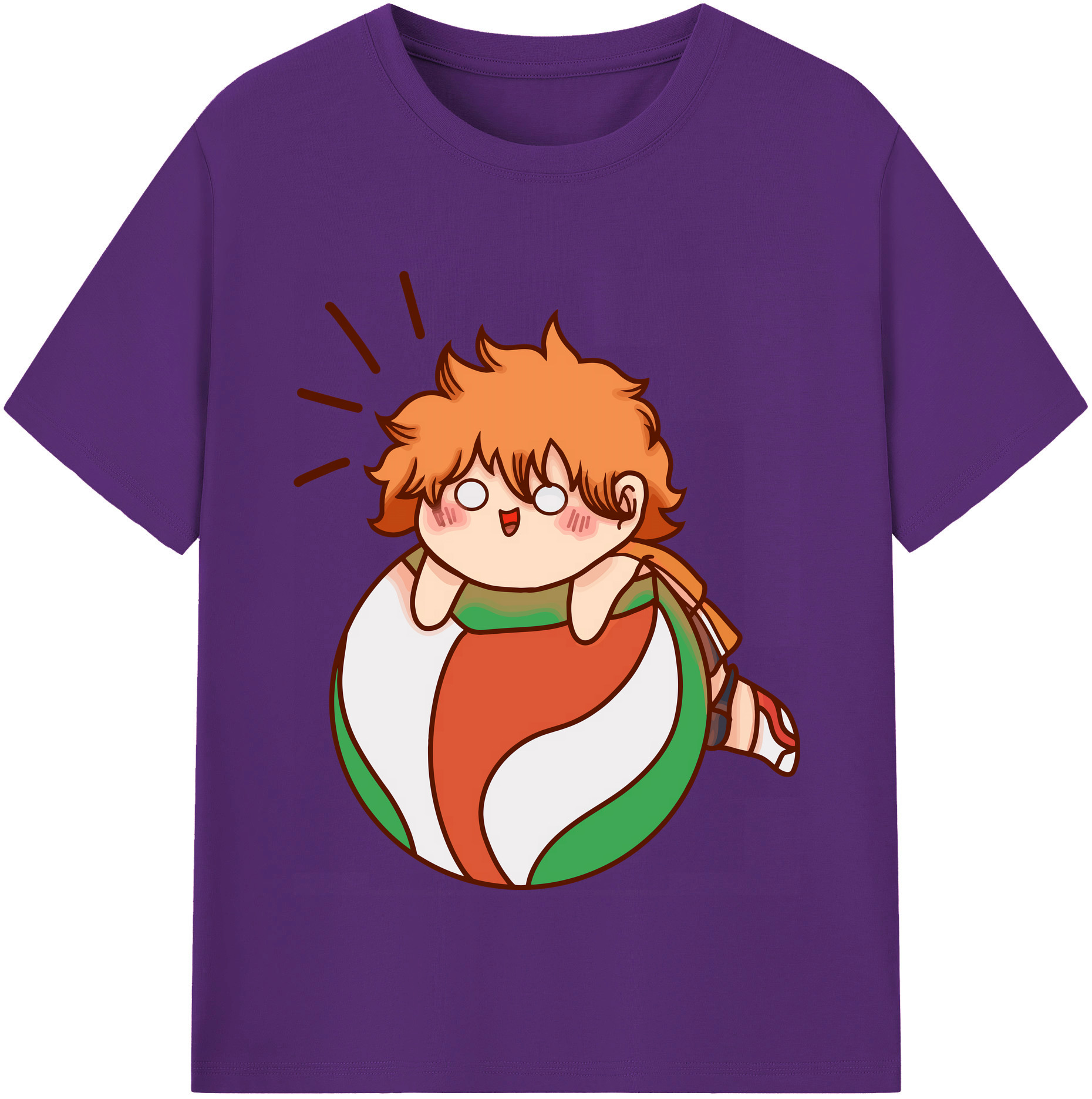 （画像用） ハイキュー!! Haikyu!! 綿100％半袖Tシャツ（フロントプリント）