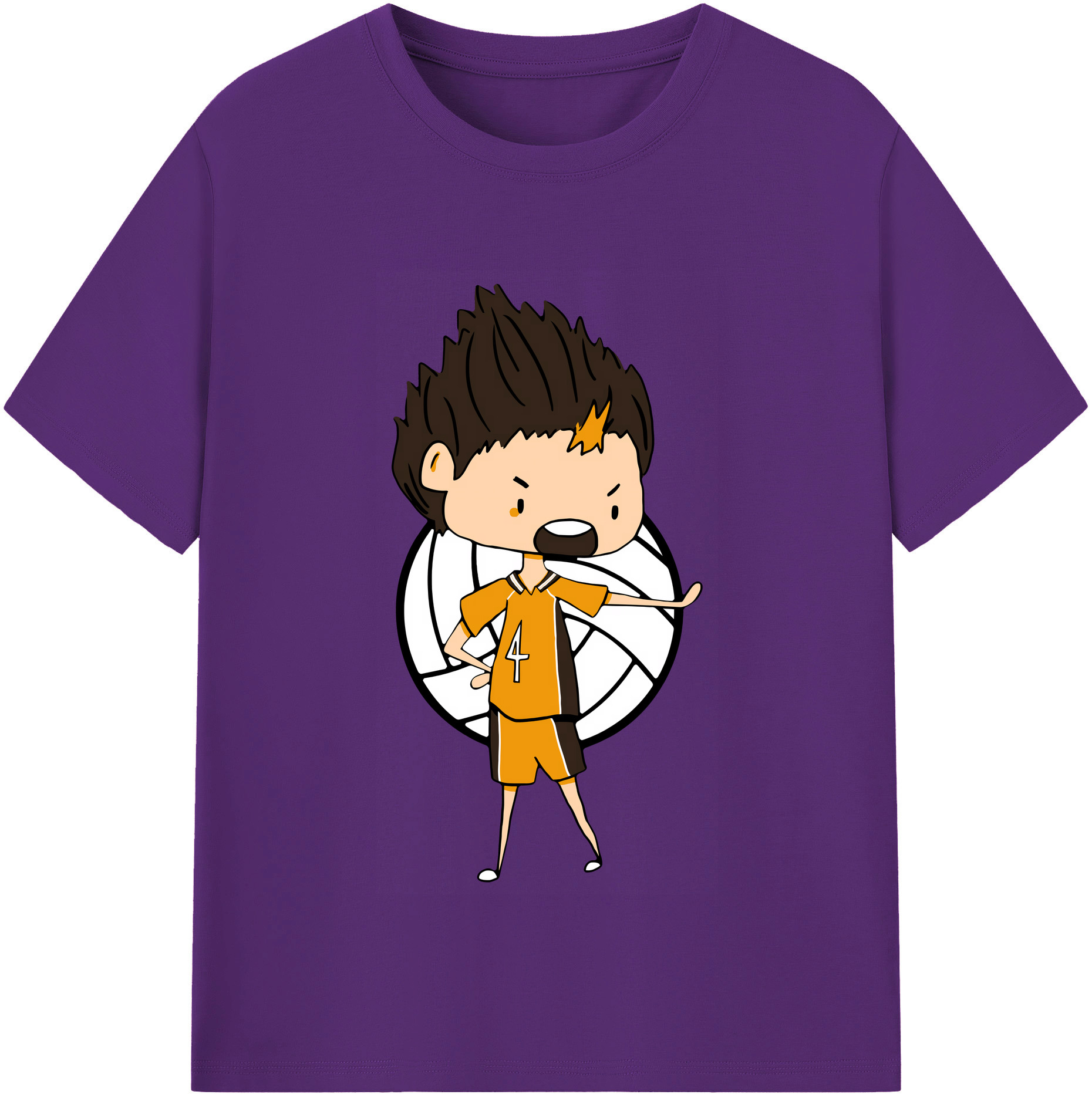 （画像用） ハイキュー!! Haikyu!! 綿100％半袖Tシャツ（フロントプリント）