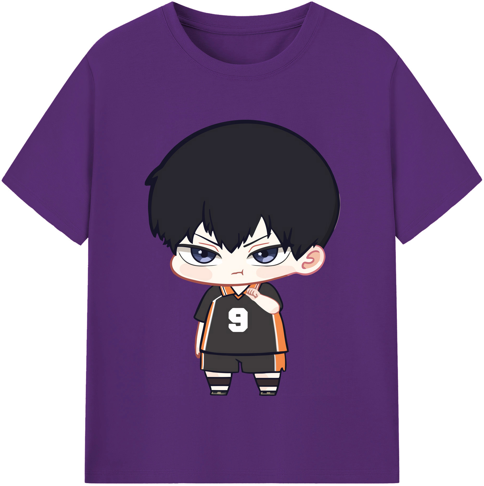 （画像用） ハイキュー!! Haikyu!! 綿100％半袖Tシャツ（フロントプリント）