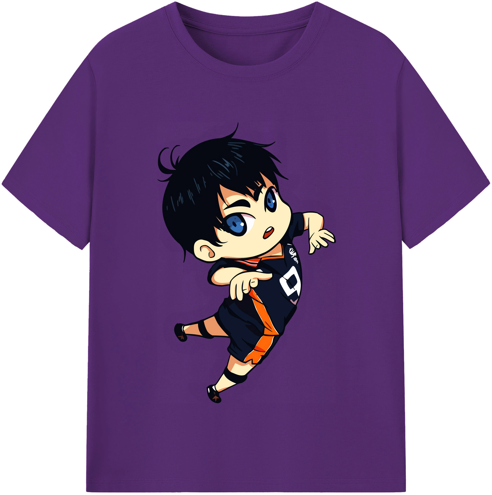（画像用） ハイキュー!! Haikyu!! 綿100％半袖Tシャツ（フロントプリント）