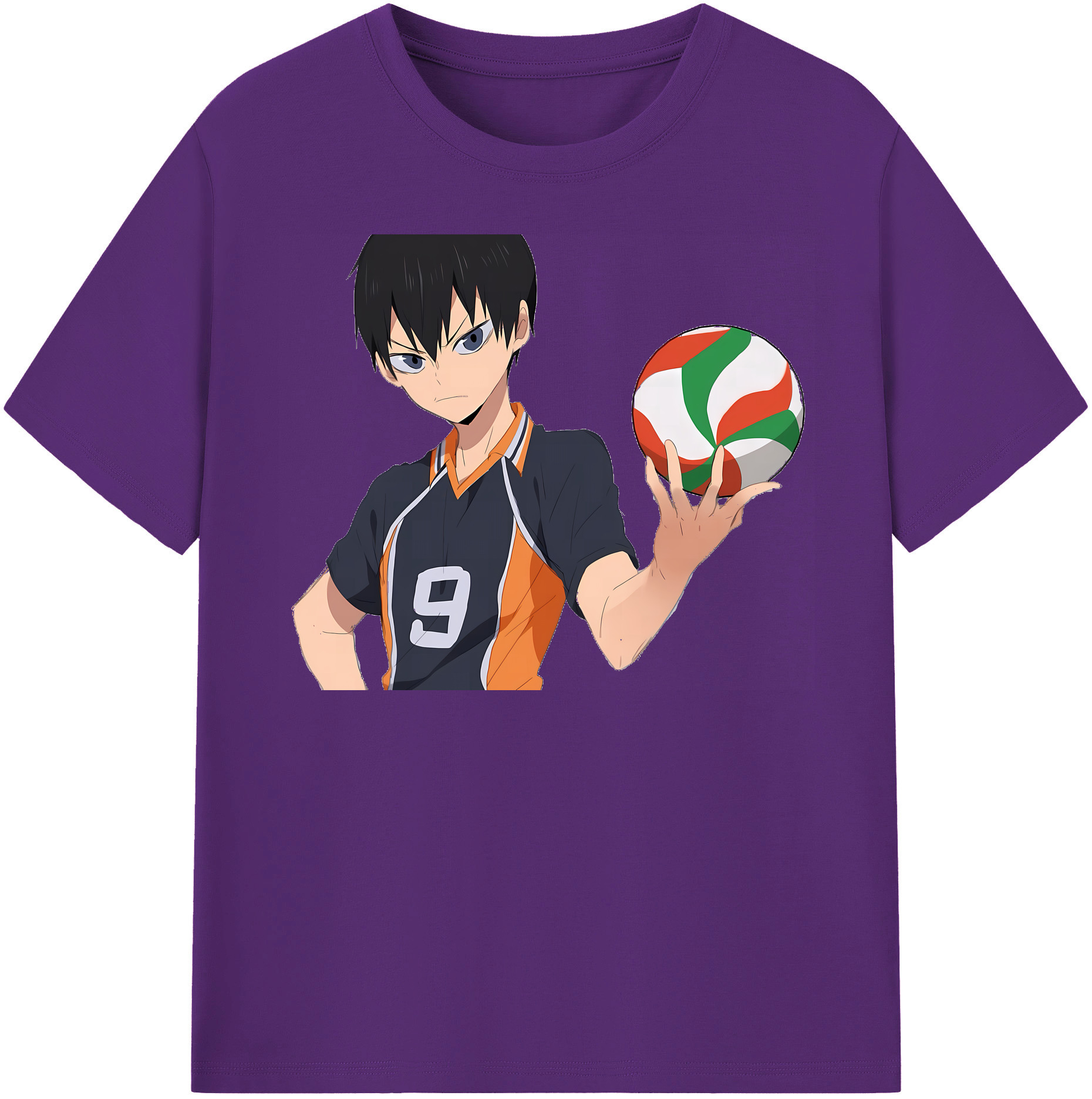 （画像用） ハイキュー!! Haikyu!! 綿100％半袖Tシャツ（フロントプリント）