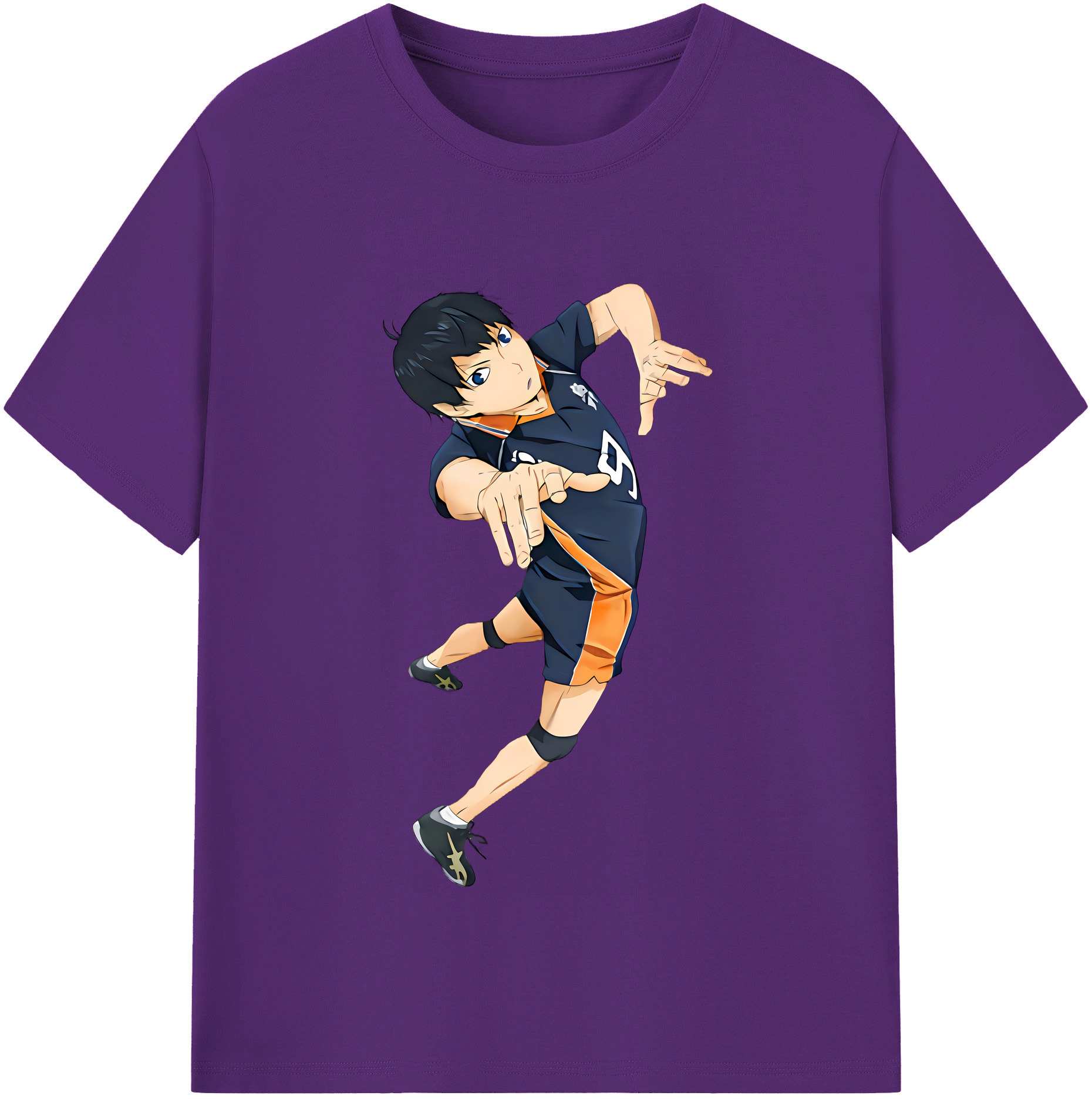 （画像用） ハイキュー!! Haikyu!! 綿100％半袖Tシャツ（フロントプリント）
