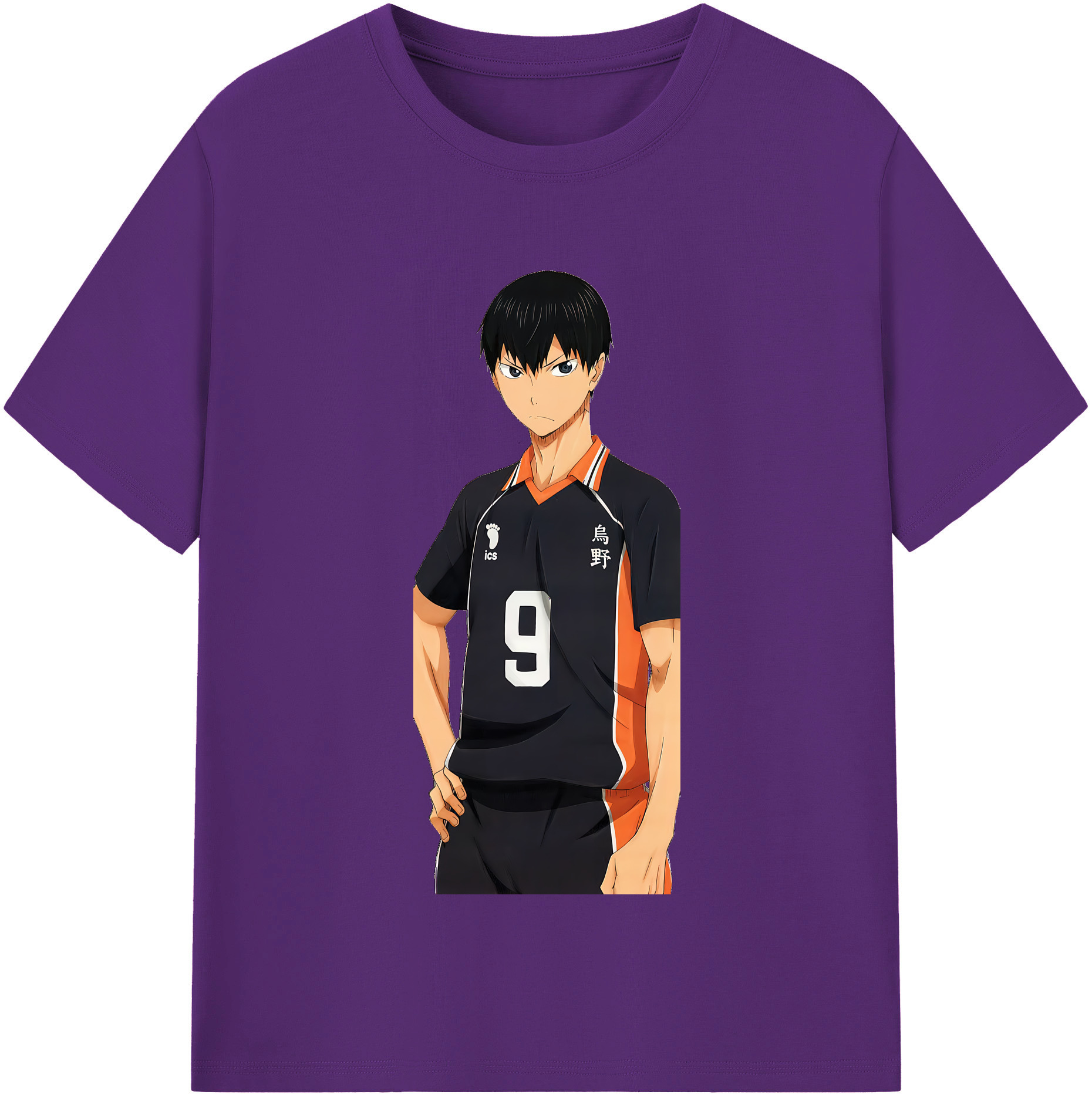 （画像用） ハイキュー!! Haikyu!! 綿100％半袖Tシャツ（フロントプリント）