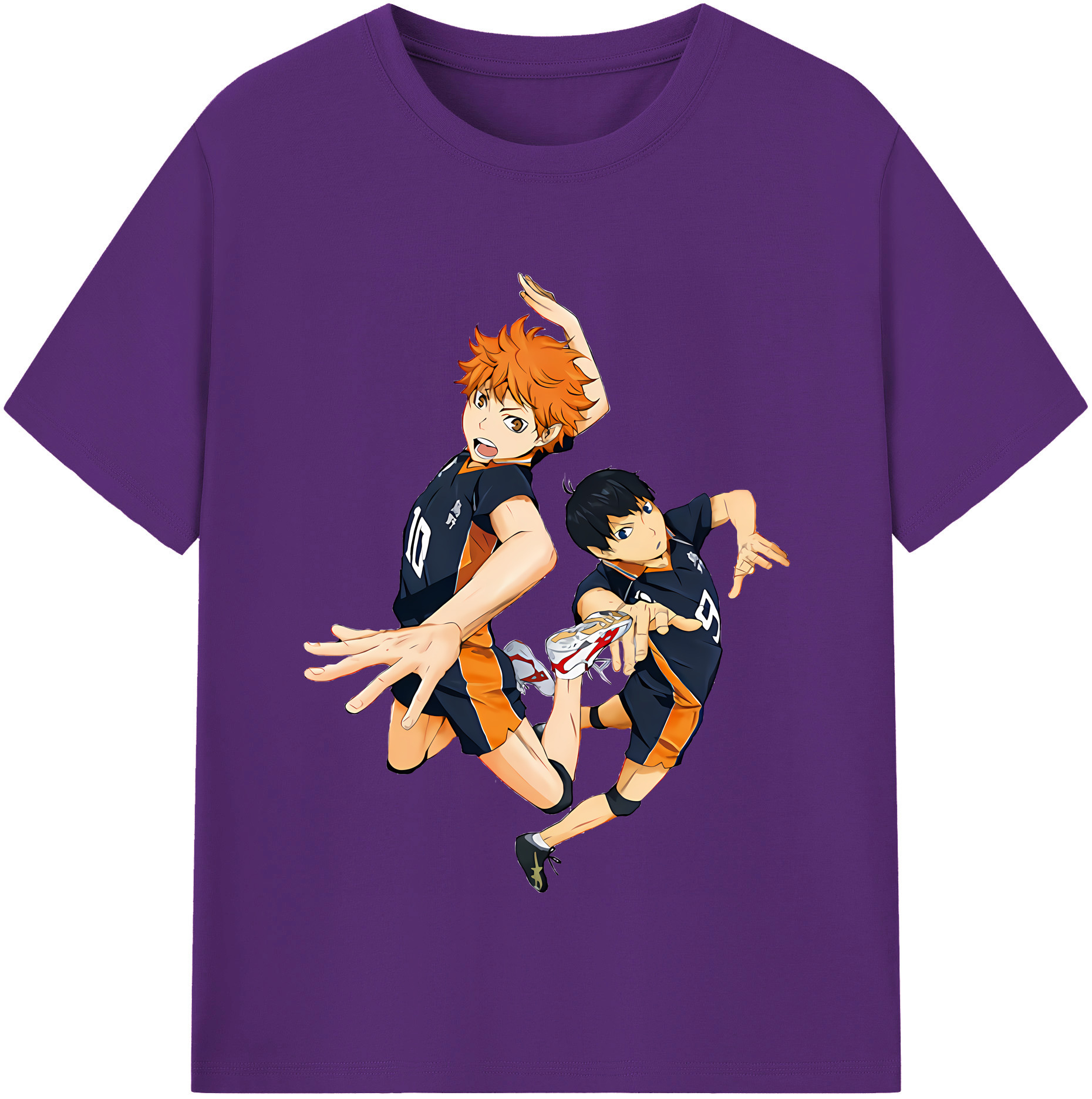 （画像用） ハイキュー!! Haikyu!! 綿100％半袖Tシャツ（フロントプリント）
