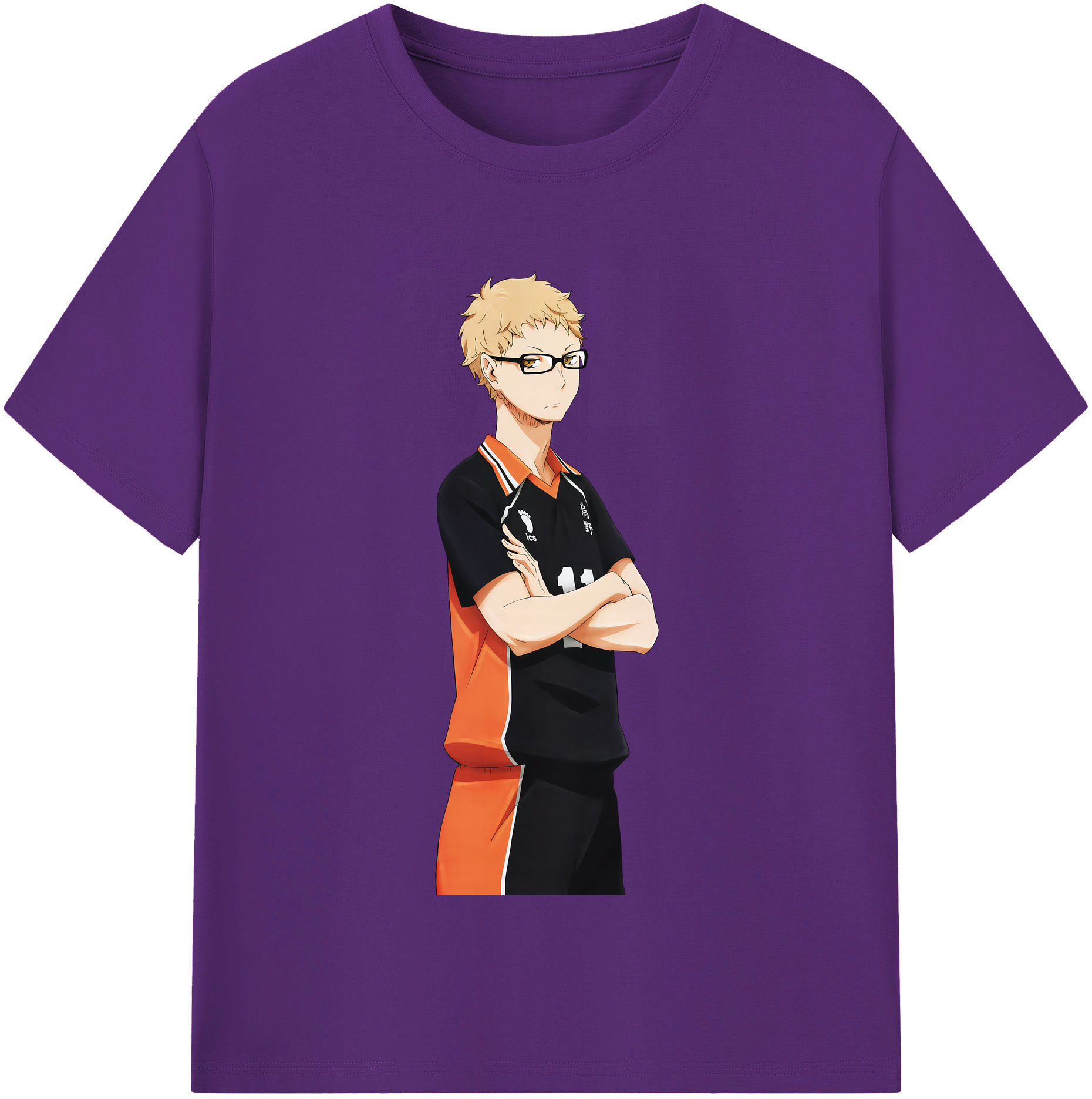 （画像用） ハイキュー!! Haikyu!! 綿100％半袖Tシャツ（フロントプリント）