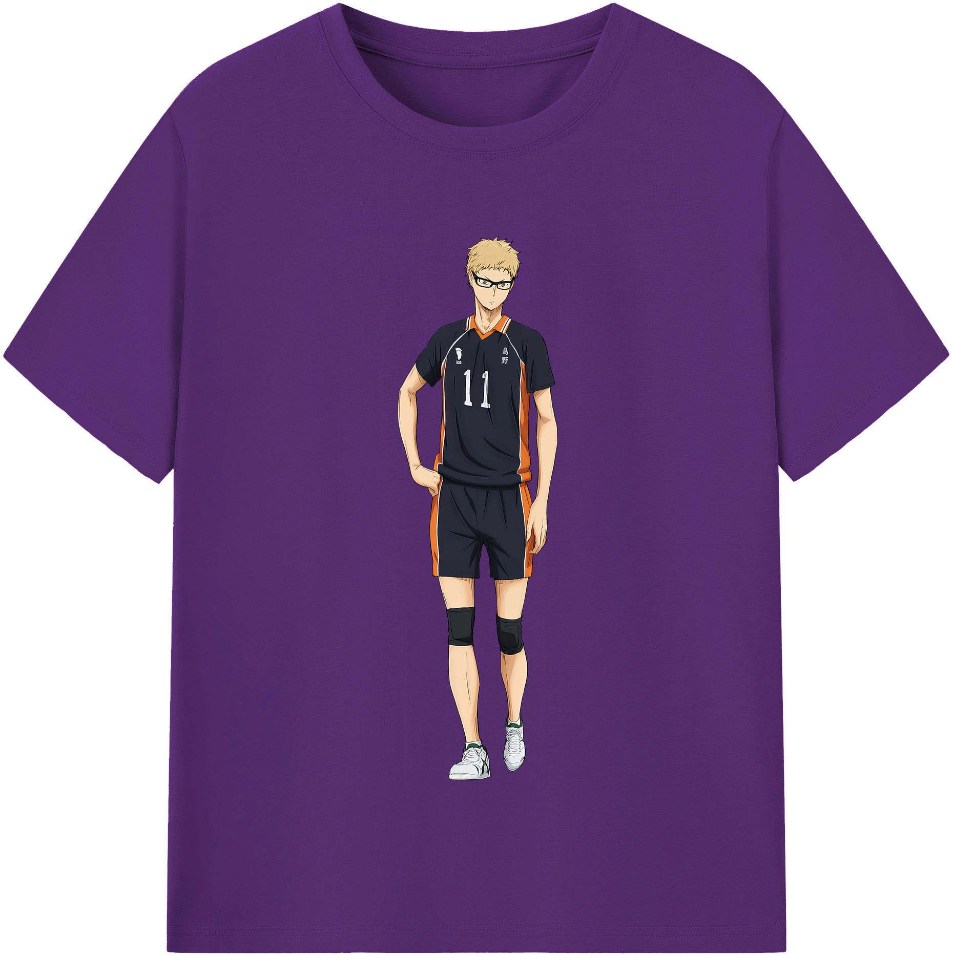 （画像用） ハイキュー!! Haikyu!! 綿100％半袖Tシャツ（フロントプリント）