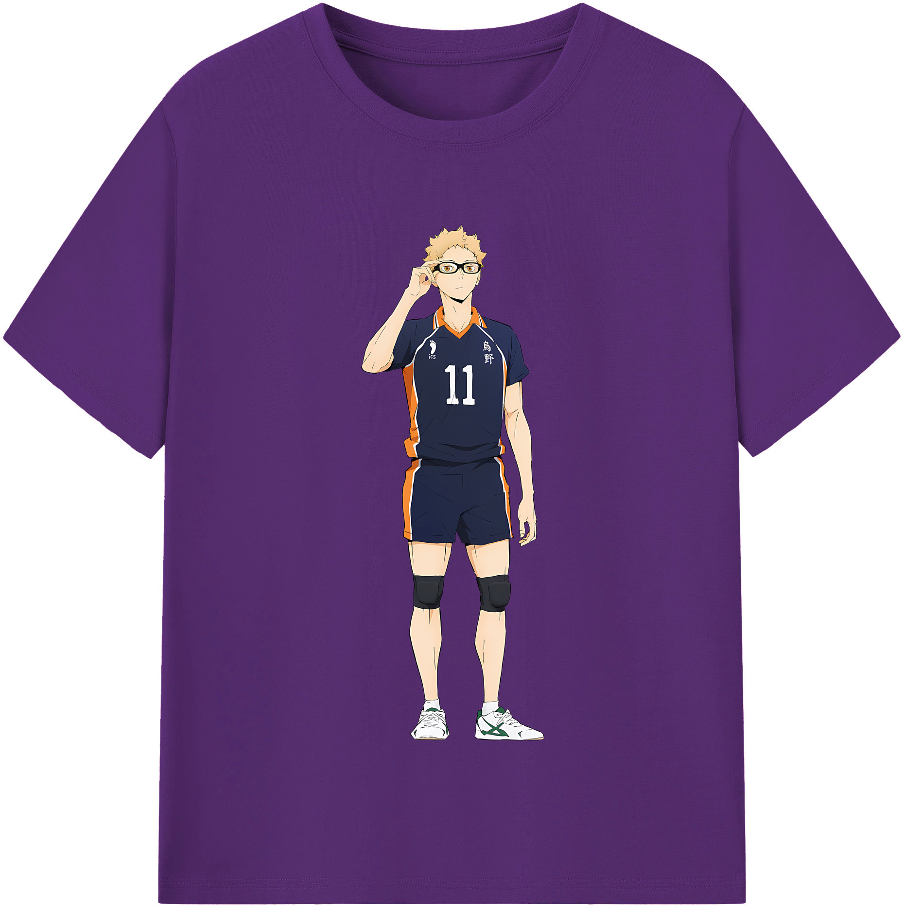 （画像用） ハイキュー!! Haikyu!! 綿100％半袖Tシャツ（フロントプリント）