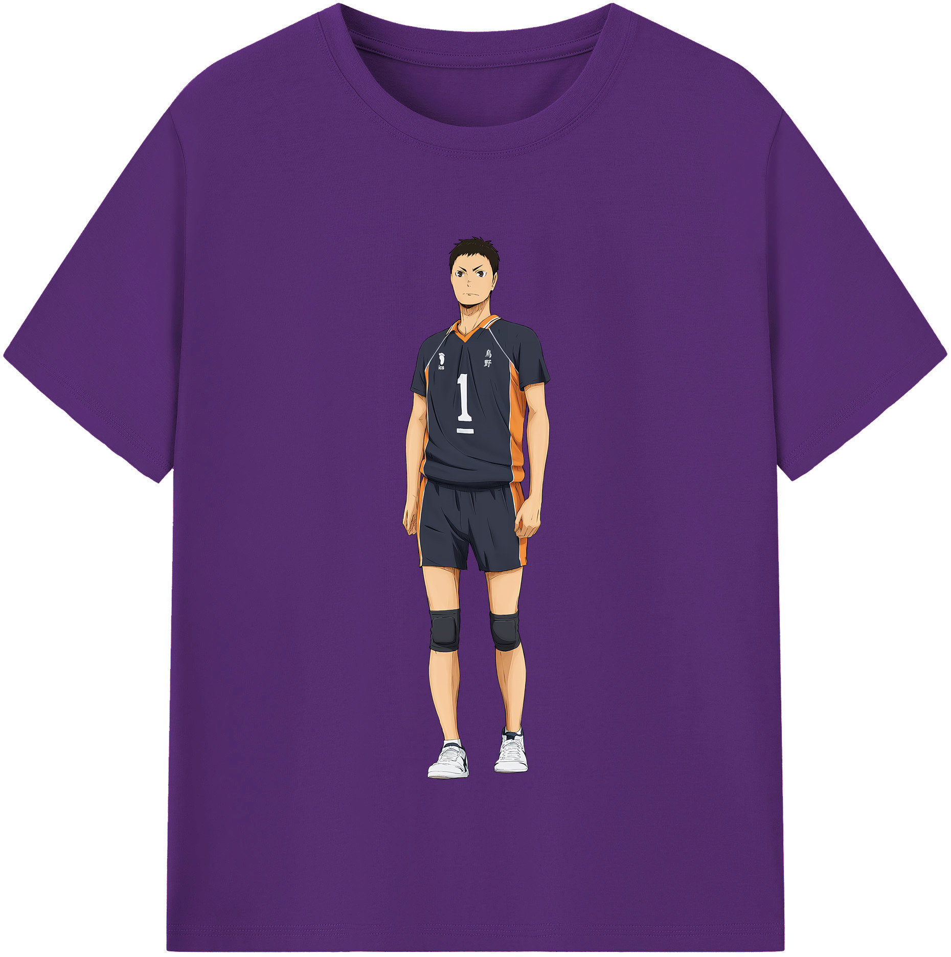 （画像用） ハイキュー!! Haikyu!! 綿100％半袖Tシャツ（フロントプリント）