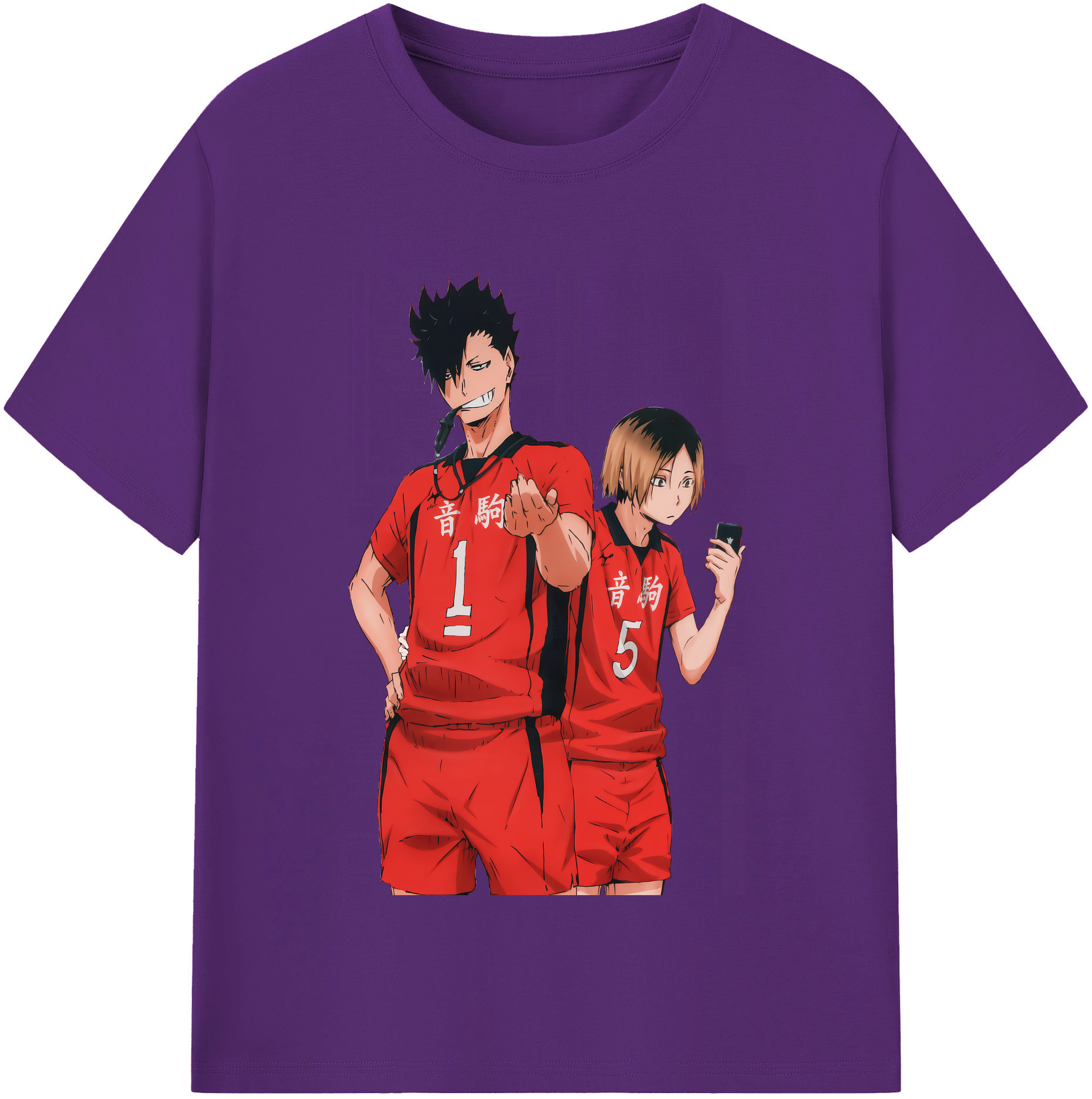 （画像用） ハイキュー!! Haikyu!! 綿100％半袖Tシャツ（フロントプリント）
