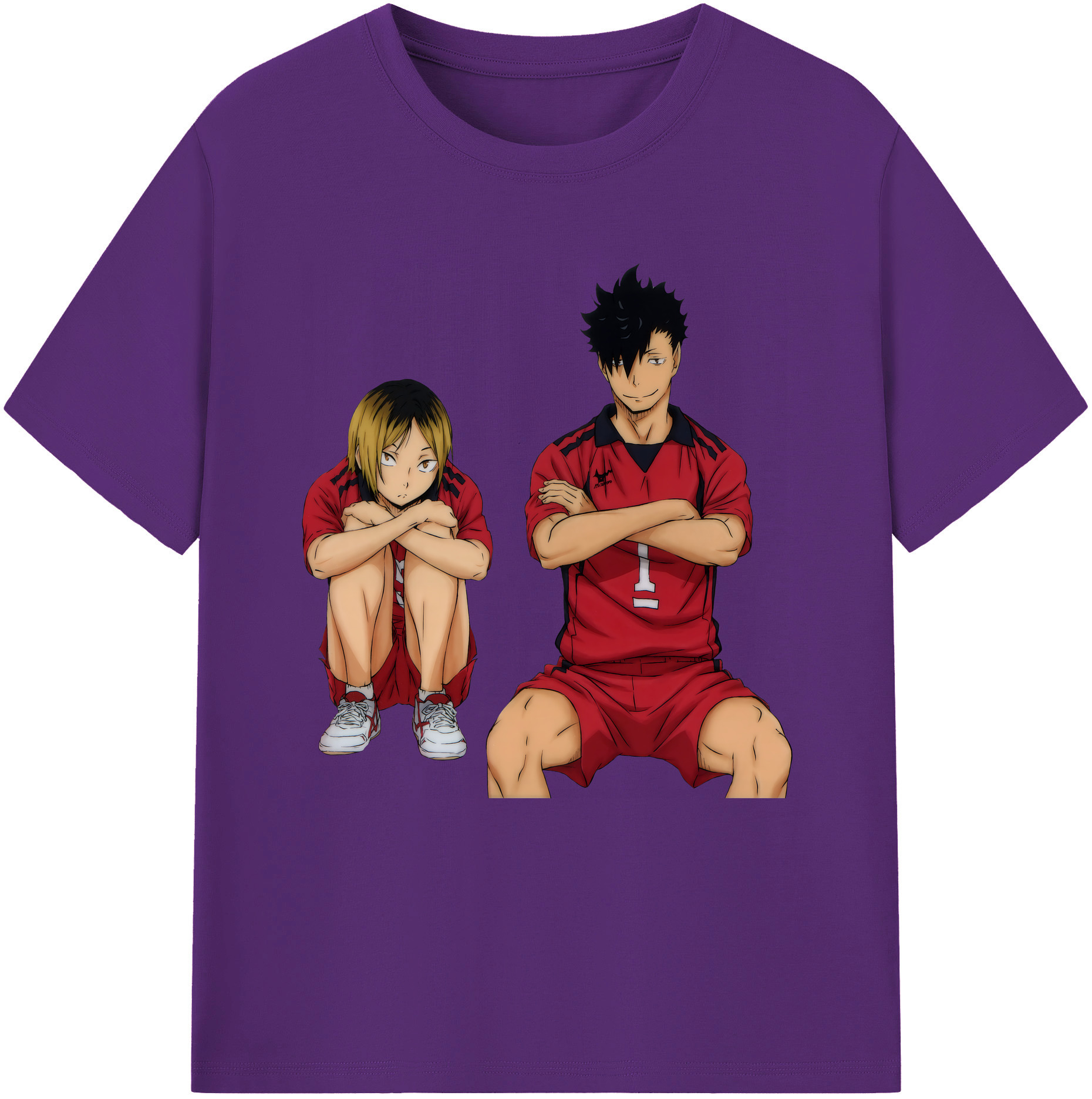 （画像用） ハイキュー!! Haikyu!! 綿100％半袖Tシャツ（フロントプリント）