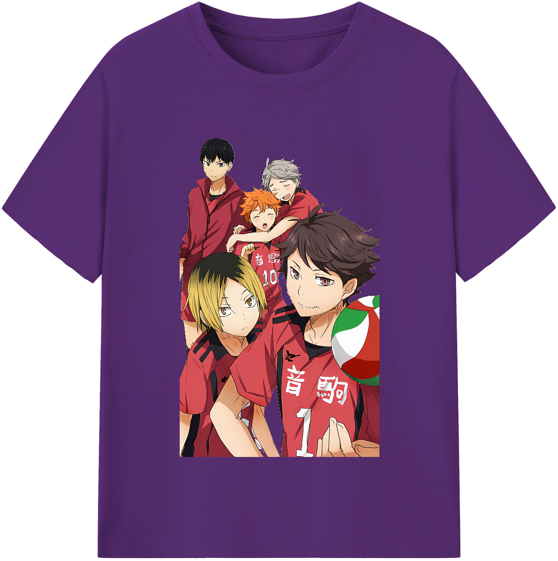 （画像用） ハイキュー!! Haikyu!! 綿100％半袖Tシャツ（フロントプリント）