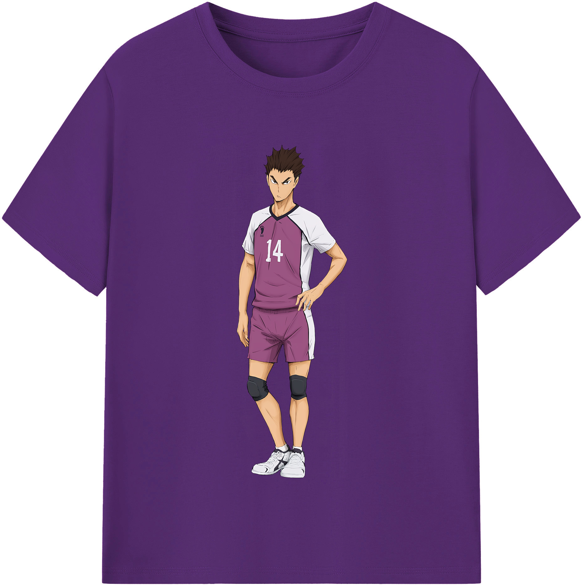 （画像用） ハイキュー!! Haikyu!! 綿100％半袖Tシャツ（フロントプリント）