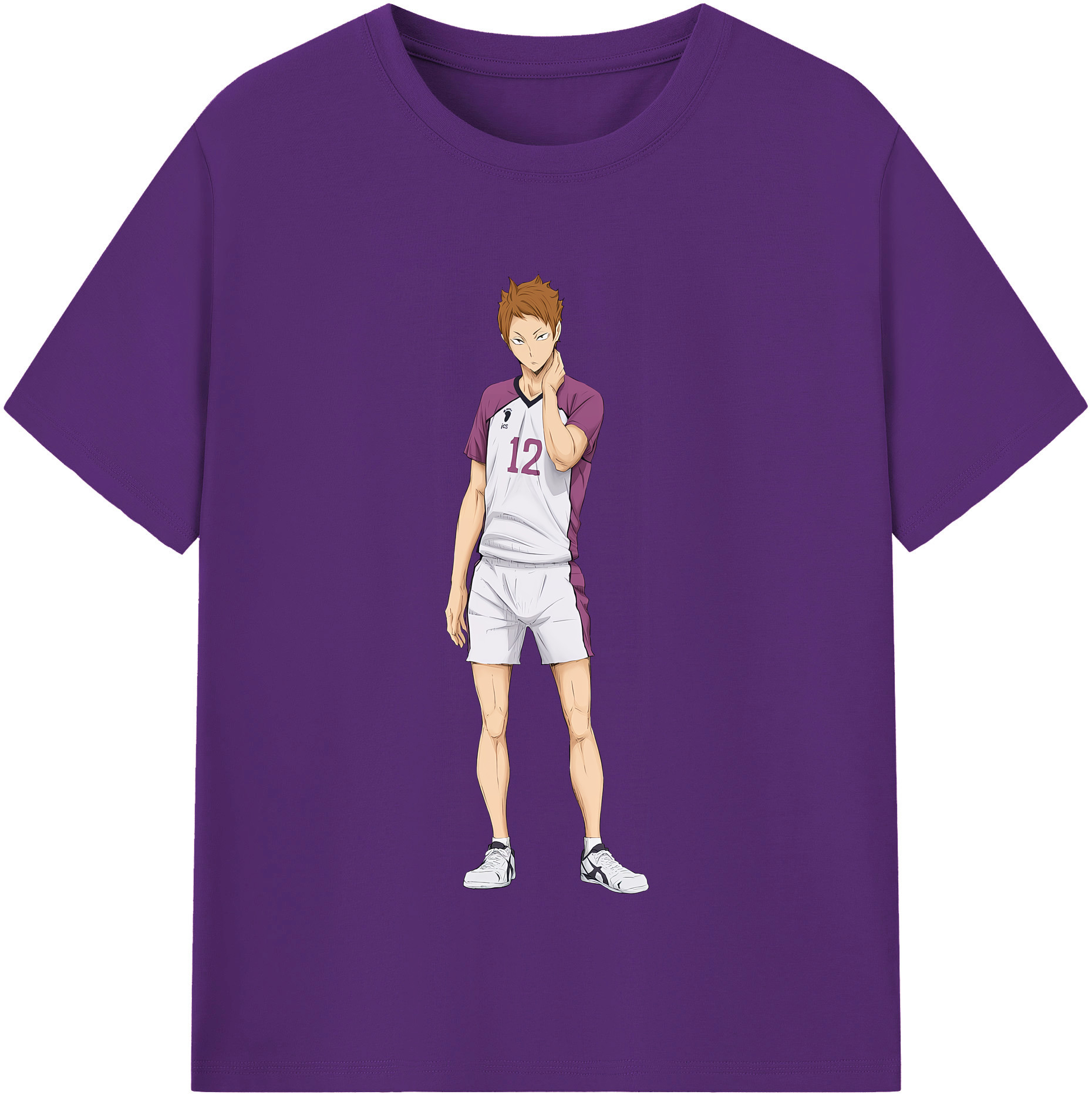 （画像用） ハイキュー!! Haikyu!! 綿100％半袖Tシャツ（フロントプリント）