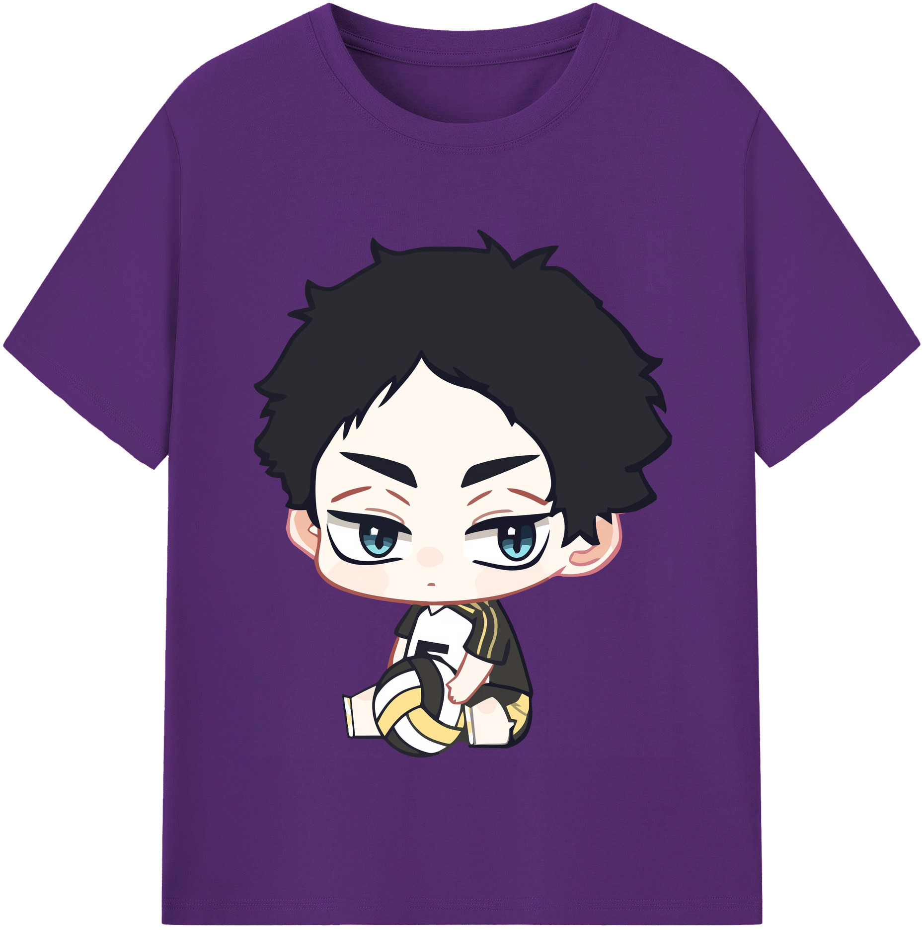 （画像用） ハイキュー!! Haikyu!! 綿100％半袖Tシャツ（フロントプリント）