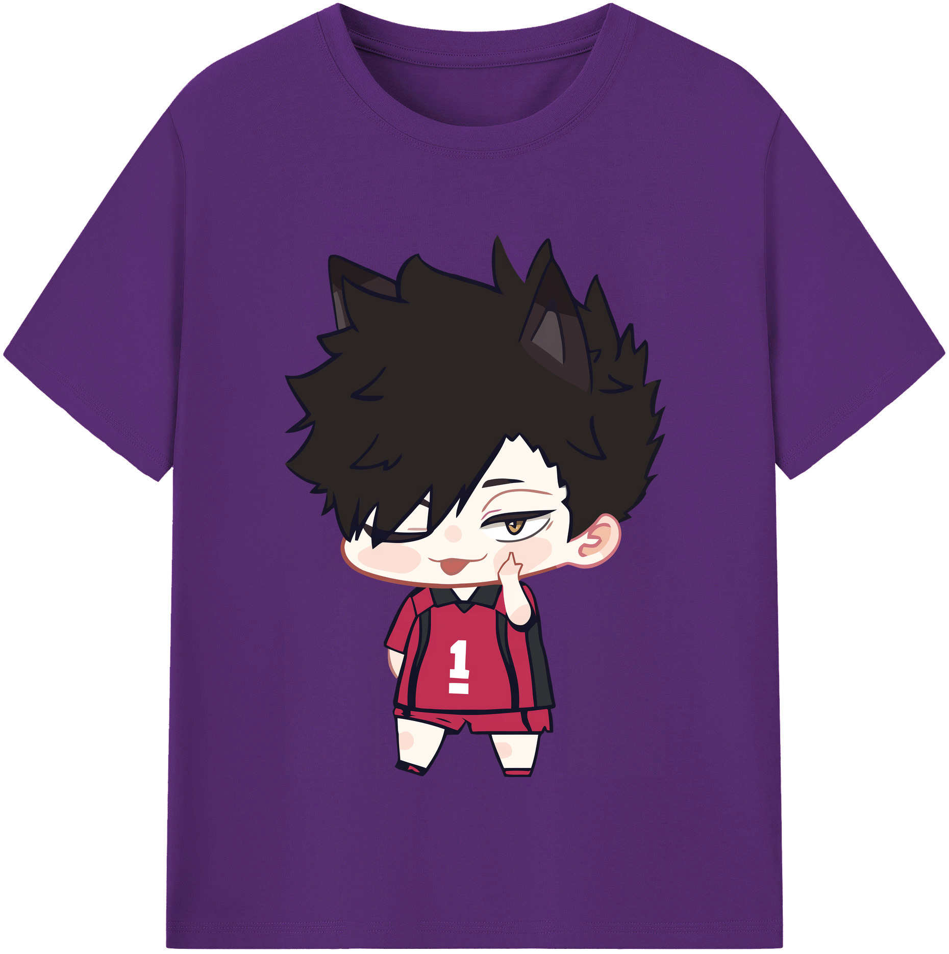 （画像用） ハイキュー!! Haikyu!! 綿100％半袖Tシャツ（フロントプリント）