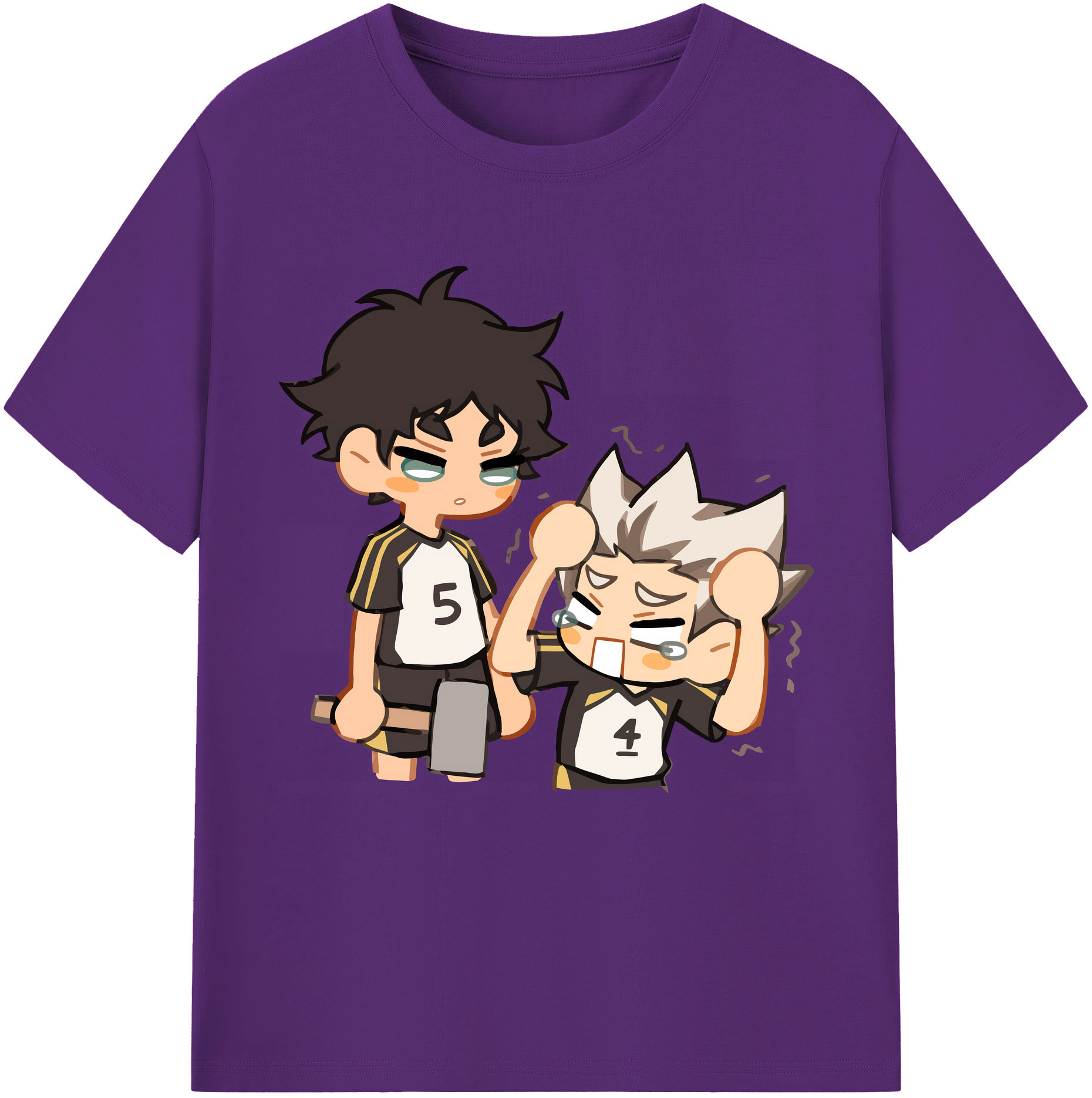 （画像用） ハイキュー!! Haikyu!! 綿100％半袖Tシャツ（フロントプリント）
