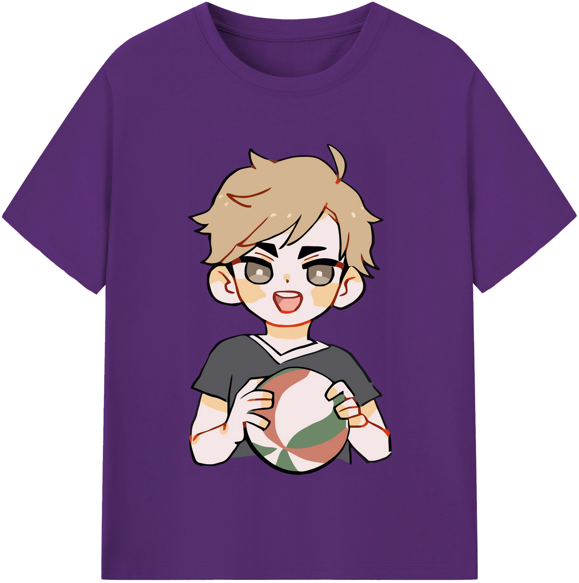 （画像用） ハイキュー!! Haikyu!! 綿100％半袖Tシャツ（フロントプリント）