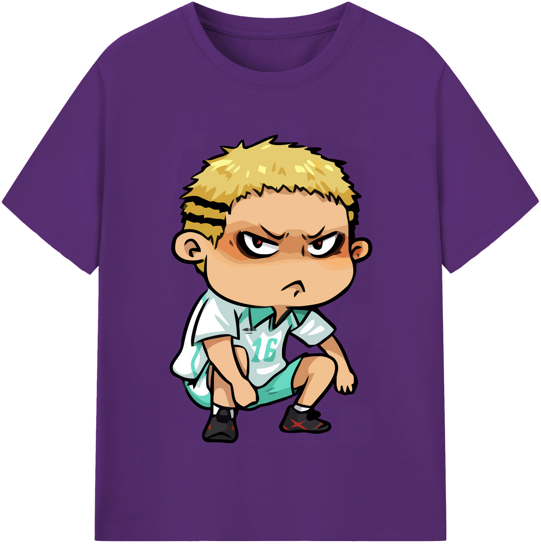 （画像用） ハイキュー!! Haikyu!! 綿100％半袖Tシャツ（フロントプリント）