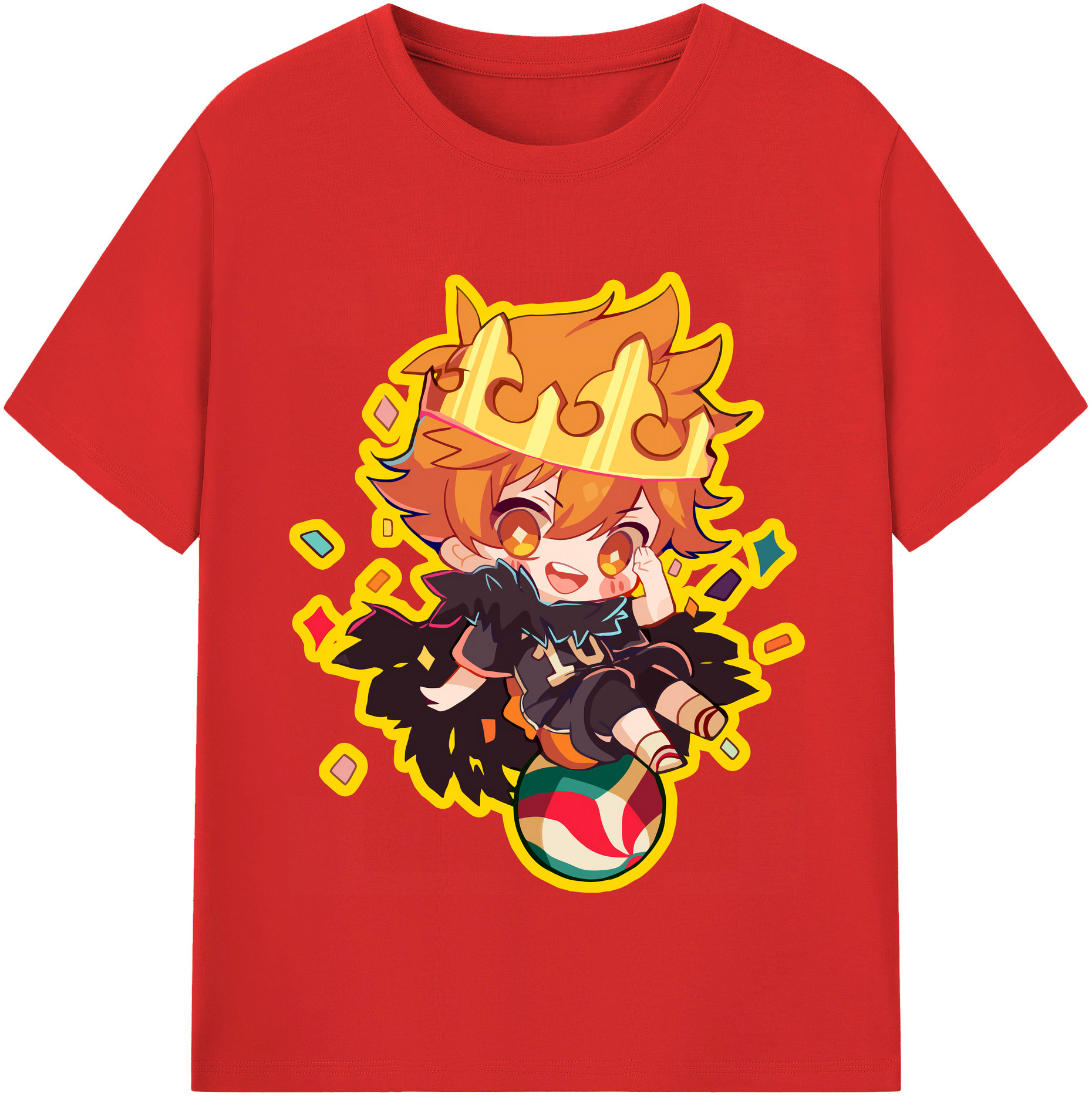 （画像用） ハイキュー!! Haikyu!! 綿100％半袖Tシャツ（フロントプリント）