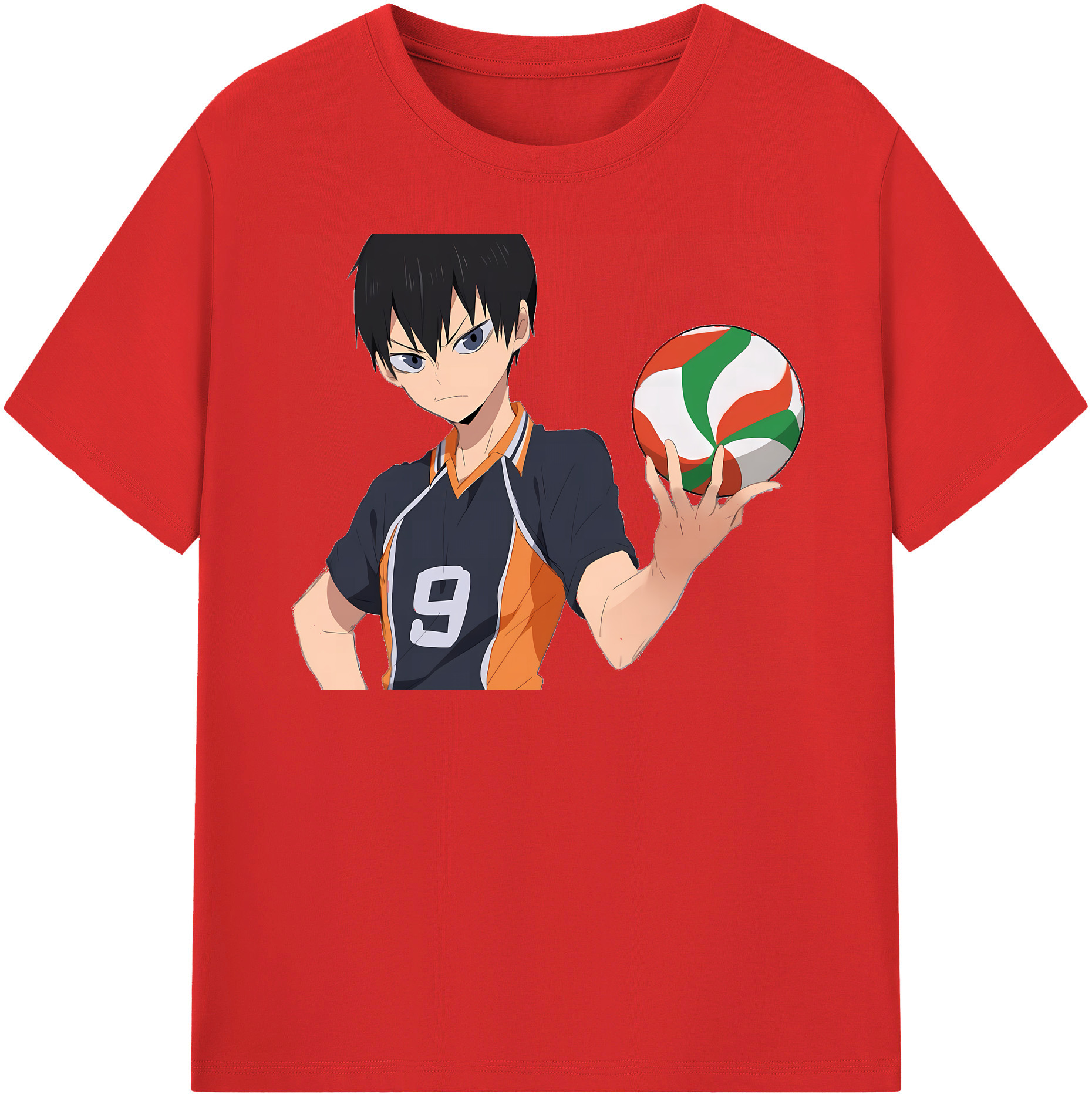 （画像用） ハイキュー!! Haikyu!! 綿100％半袖Tシャツ（フロントプリント）